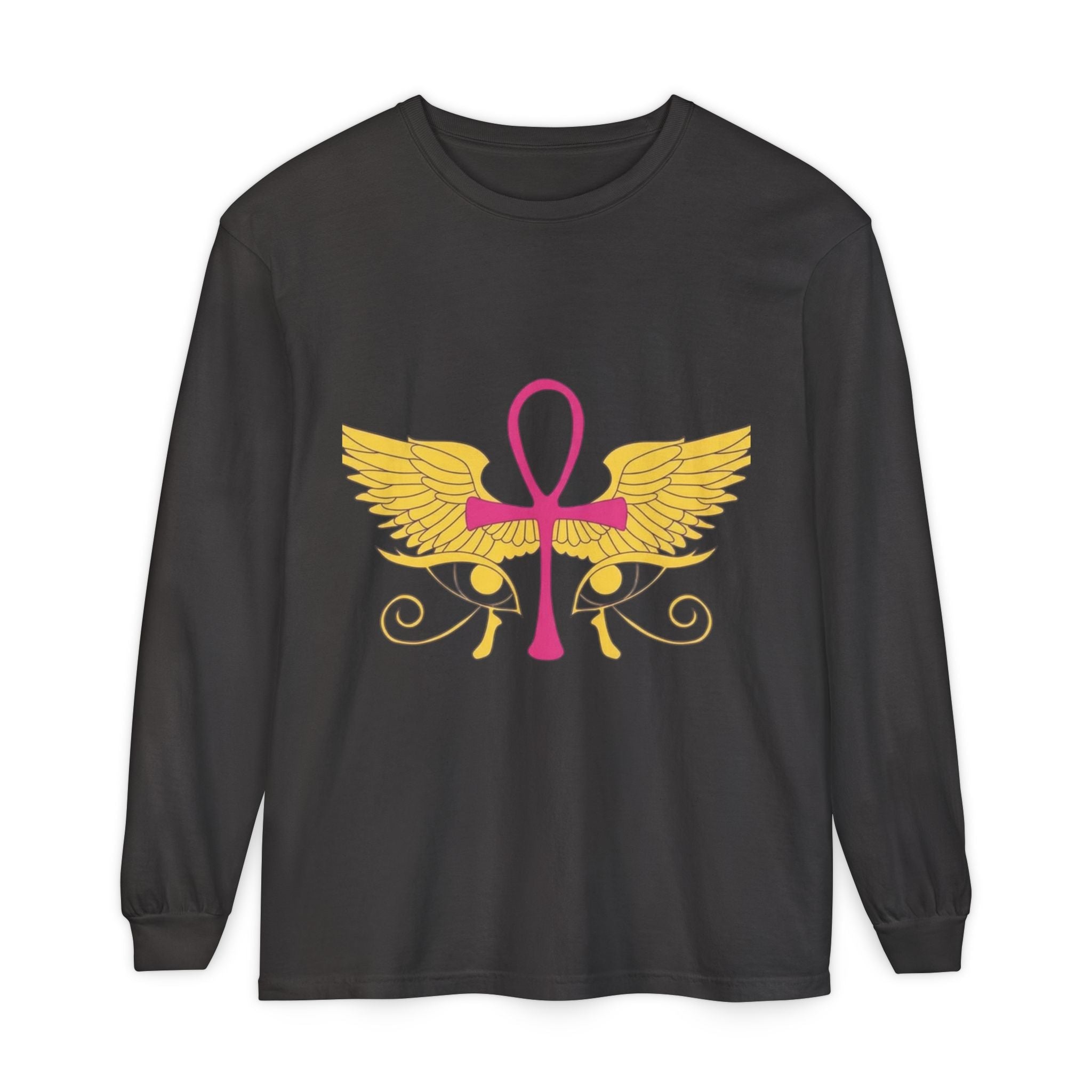 Unisex Garment-dyed Long Sleeve T-Shirt