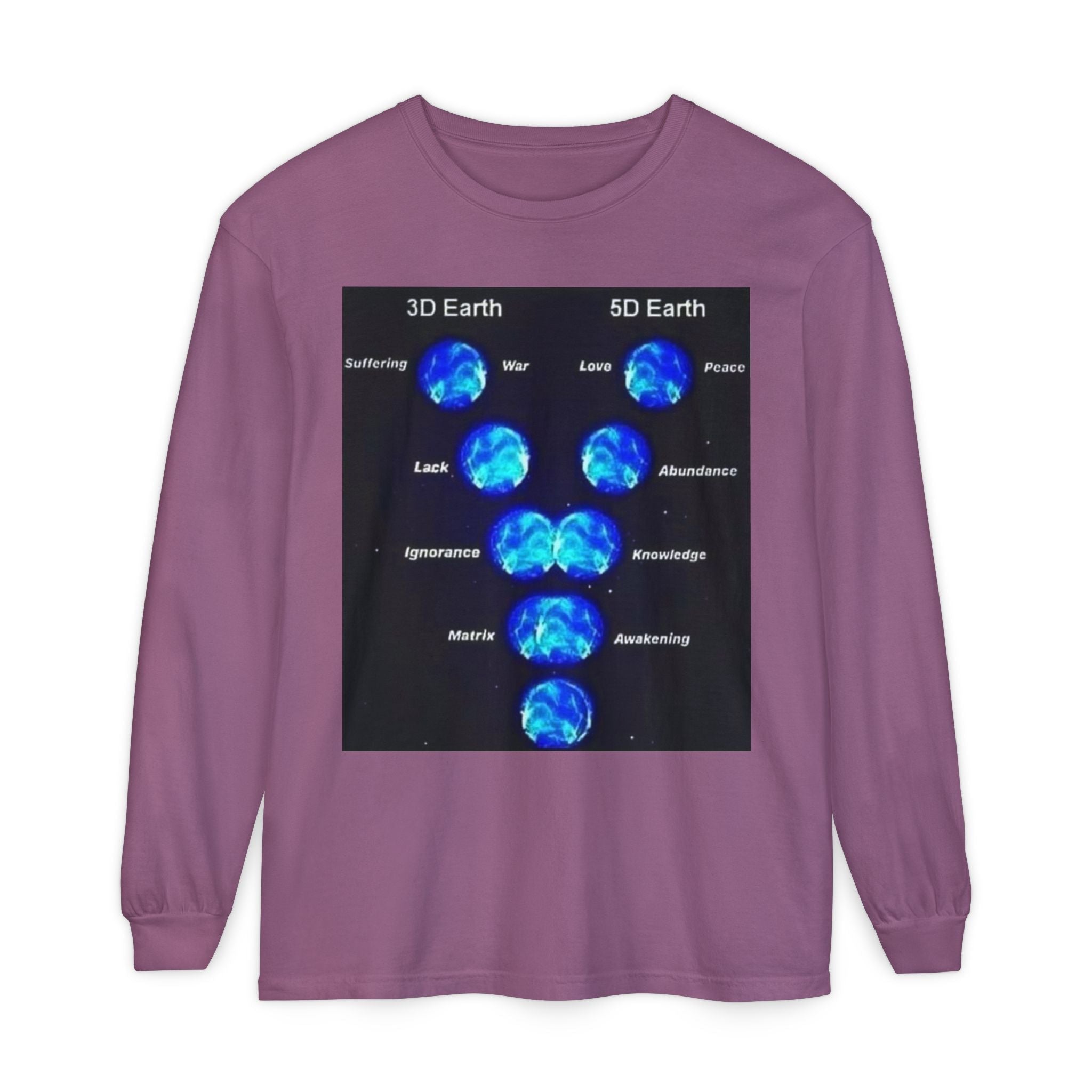 Unisex Garment-dyed Long Sleeve T-Shirt Printify
