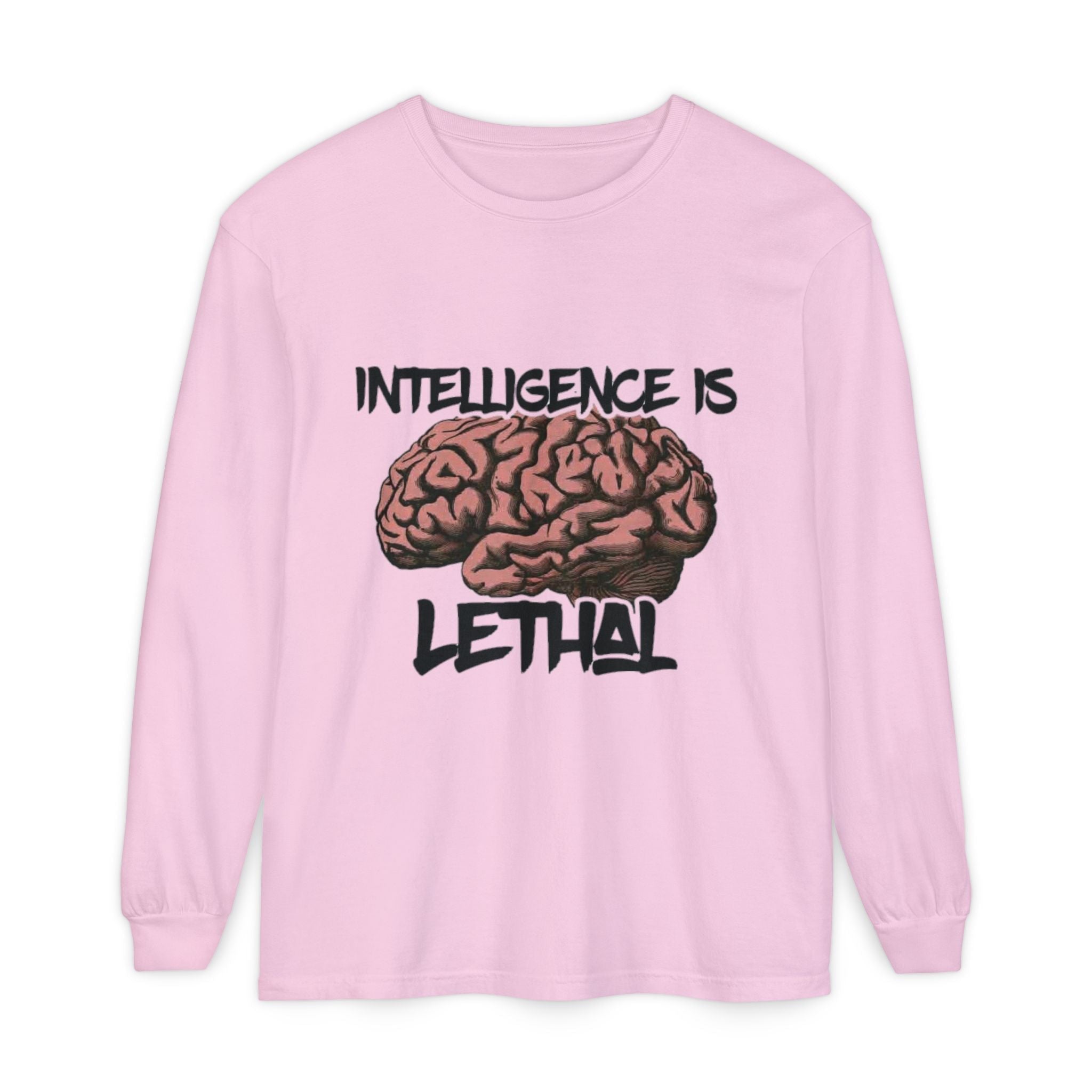 Unisex Garment-dyed Long Sleeve T-Shirt Printify