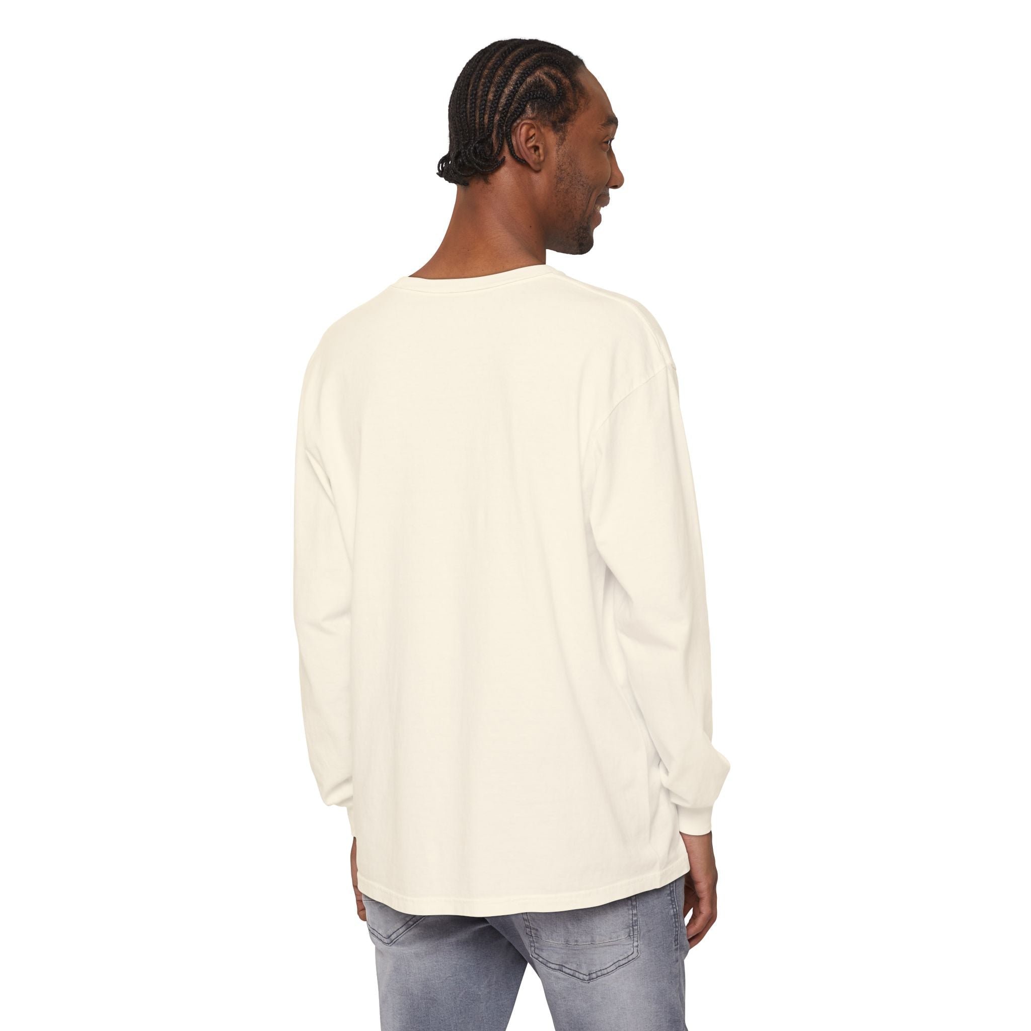 Unisex Garment-dyed Long Sleeve T-Shirt Printify