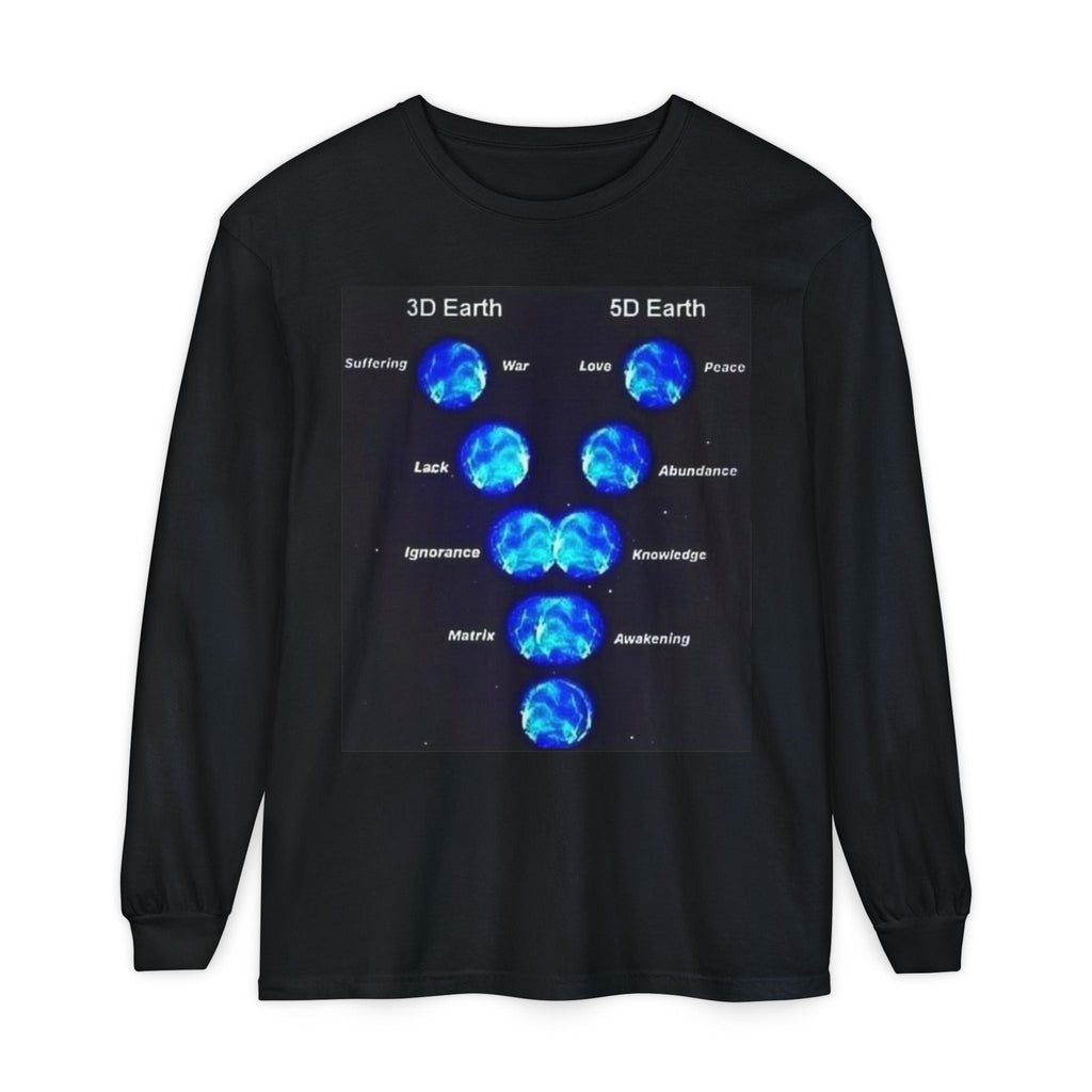 Unisex Garment-dyed Long Sleeve T-Shirt Printify