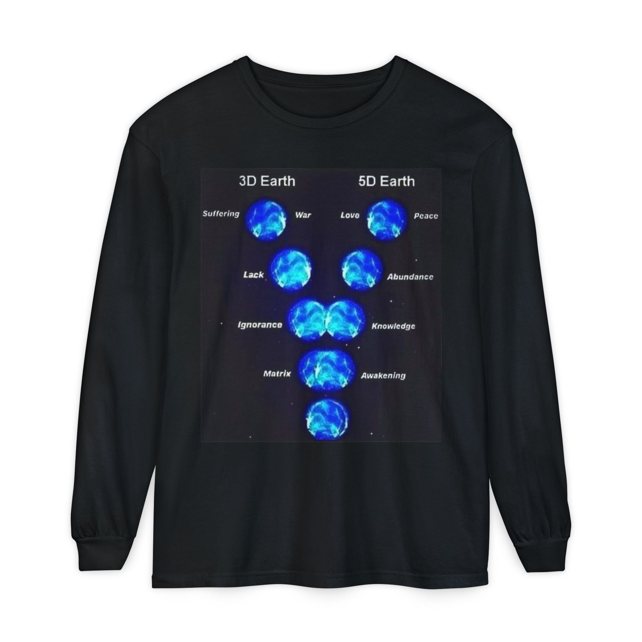 Unisex Garment-dyed Long Sleeve T-Shirt Printify