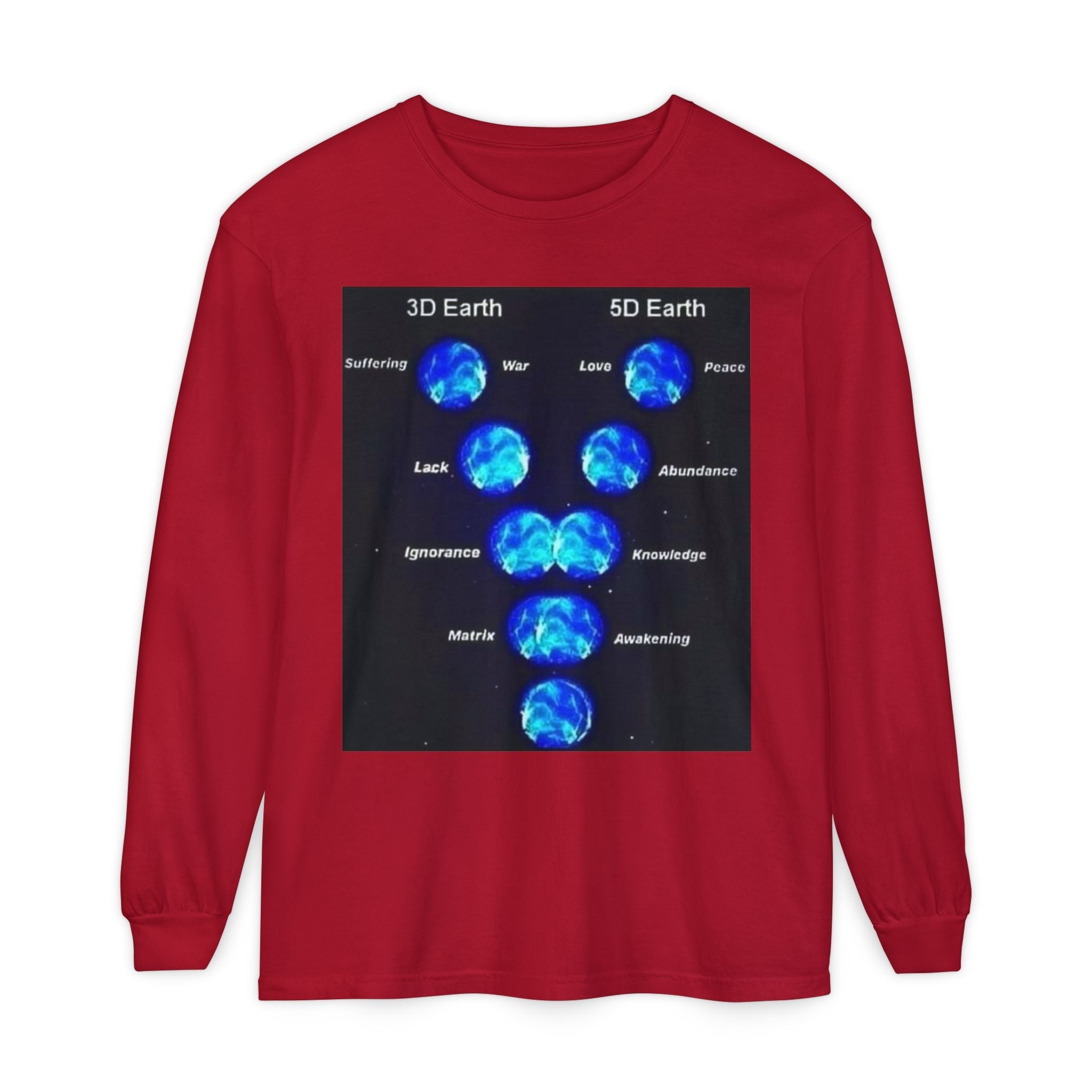 Unisex Garment-dyed Long Sleeve T-Shirt Printify