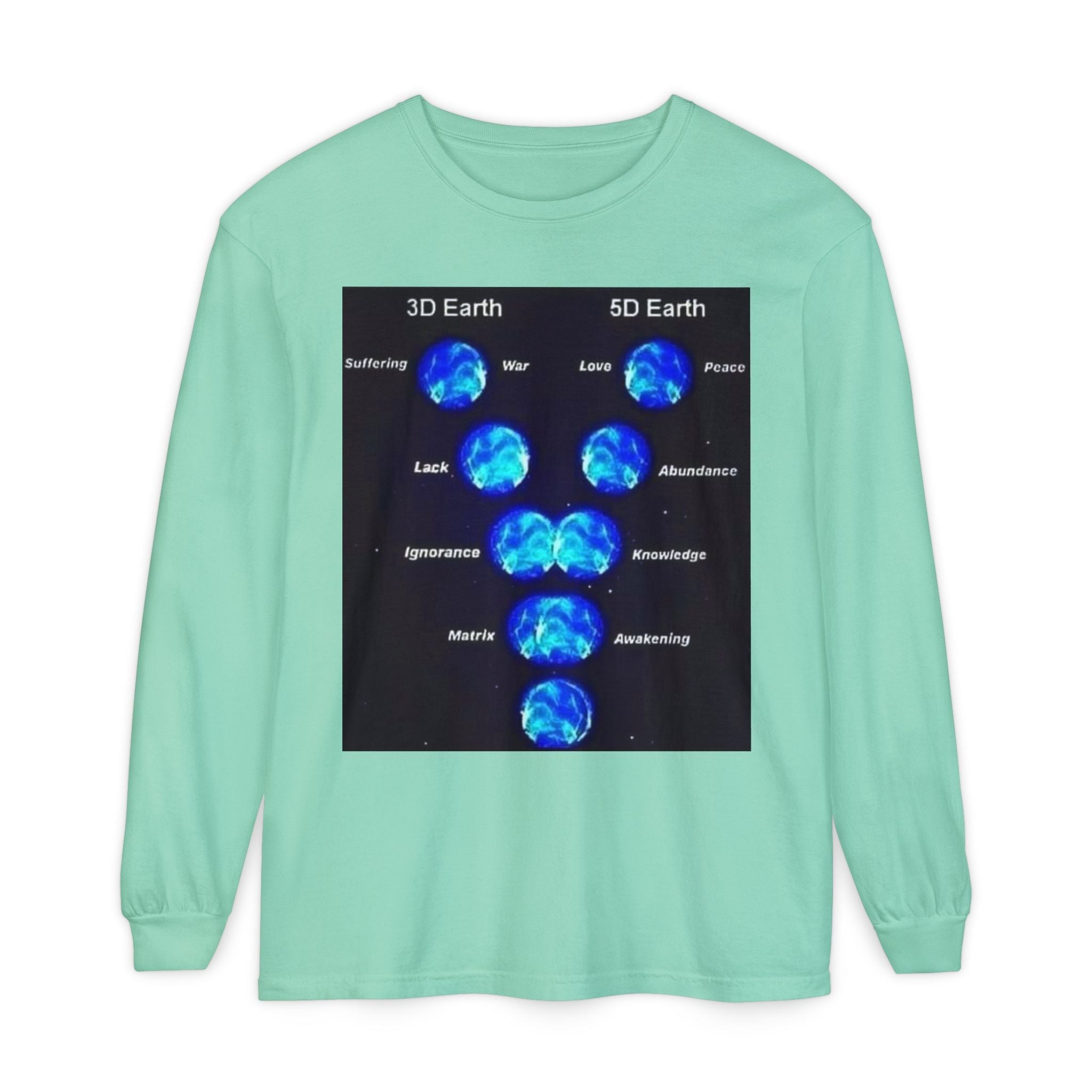 Unisex Garment-dyed Long Sleeve T-Shirt Printify