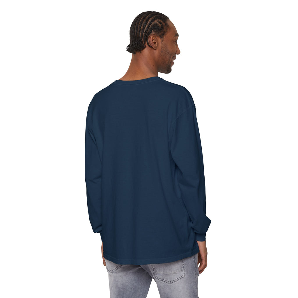 Unisex Garment-dyed Long Sleeve T-Shirt Printify