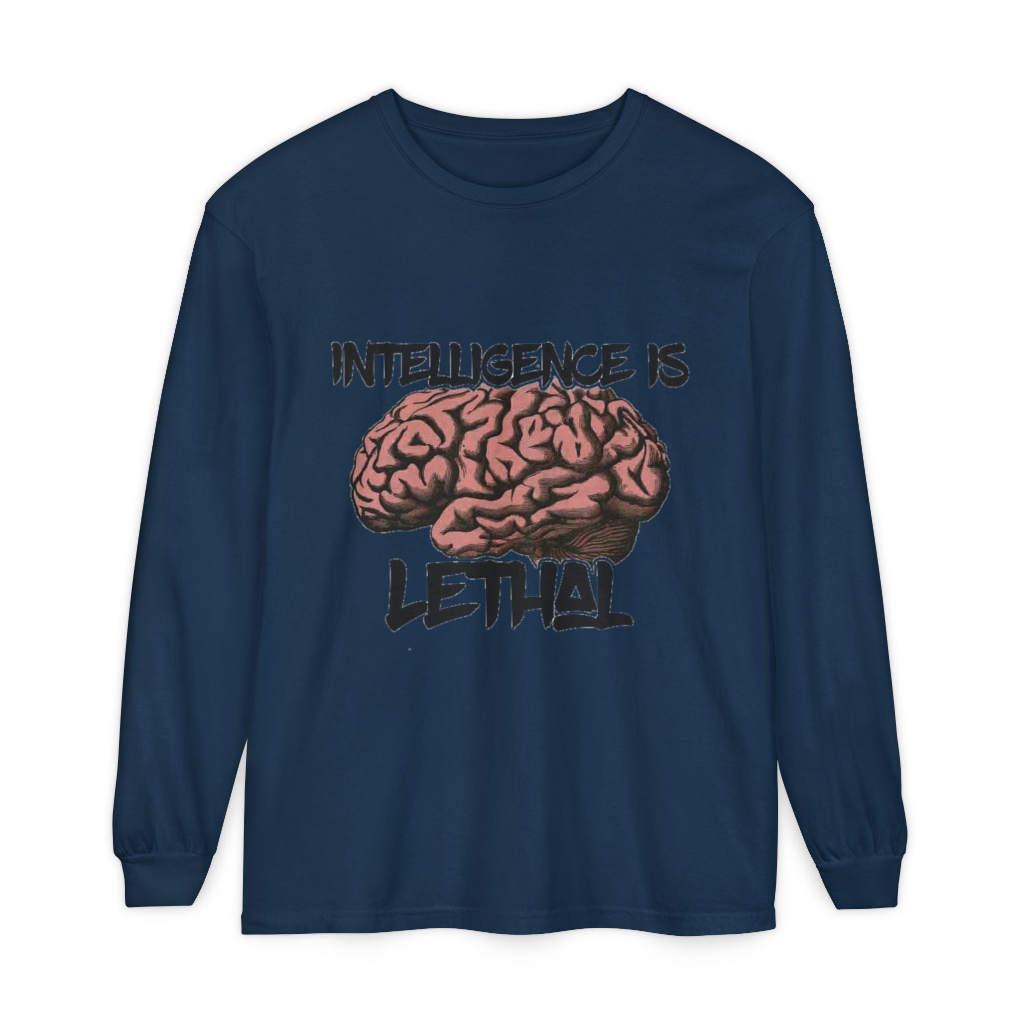 Unisex Garment-dyed Long Sleeve T-Shirt Printify