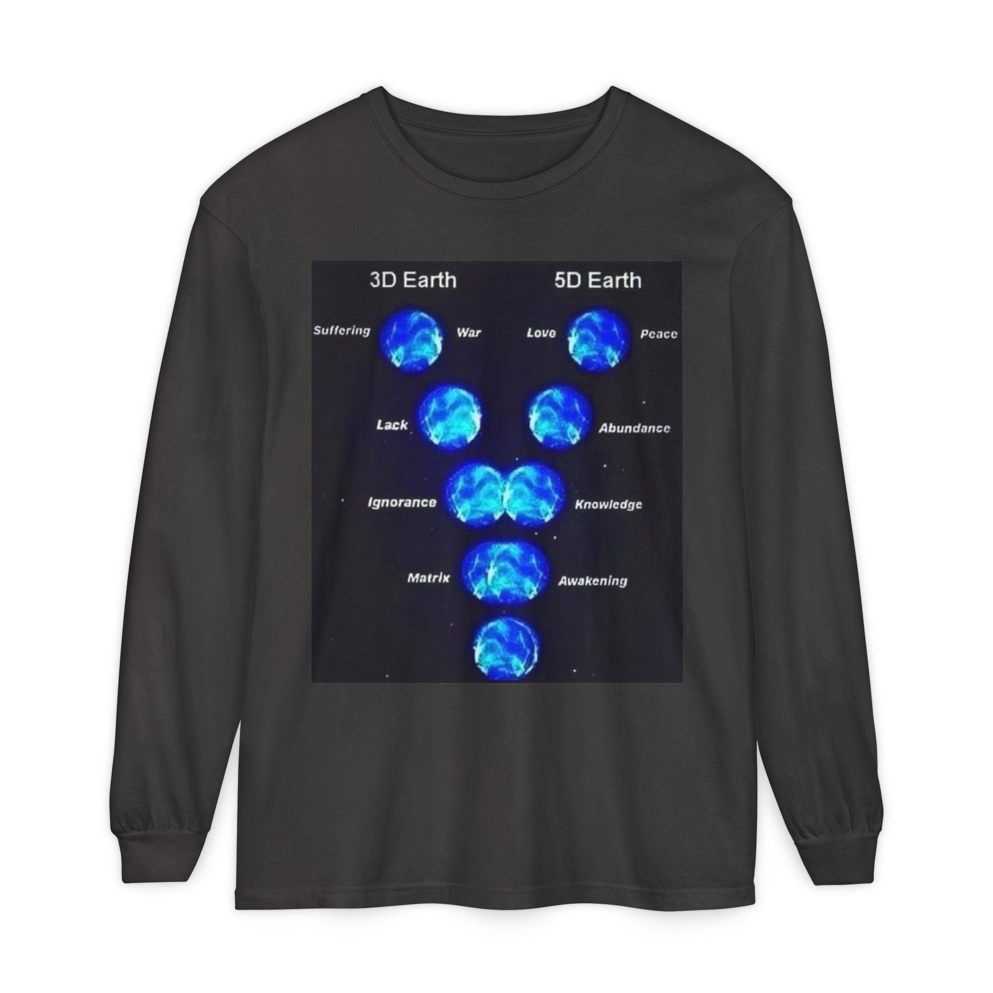 Unisex Garment-dyed Long Sleeve T-Shirt Printify