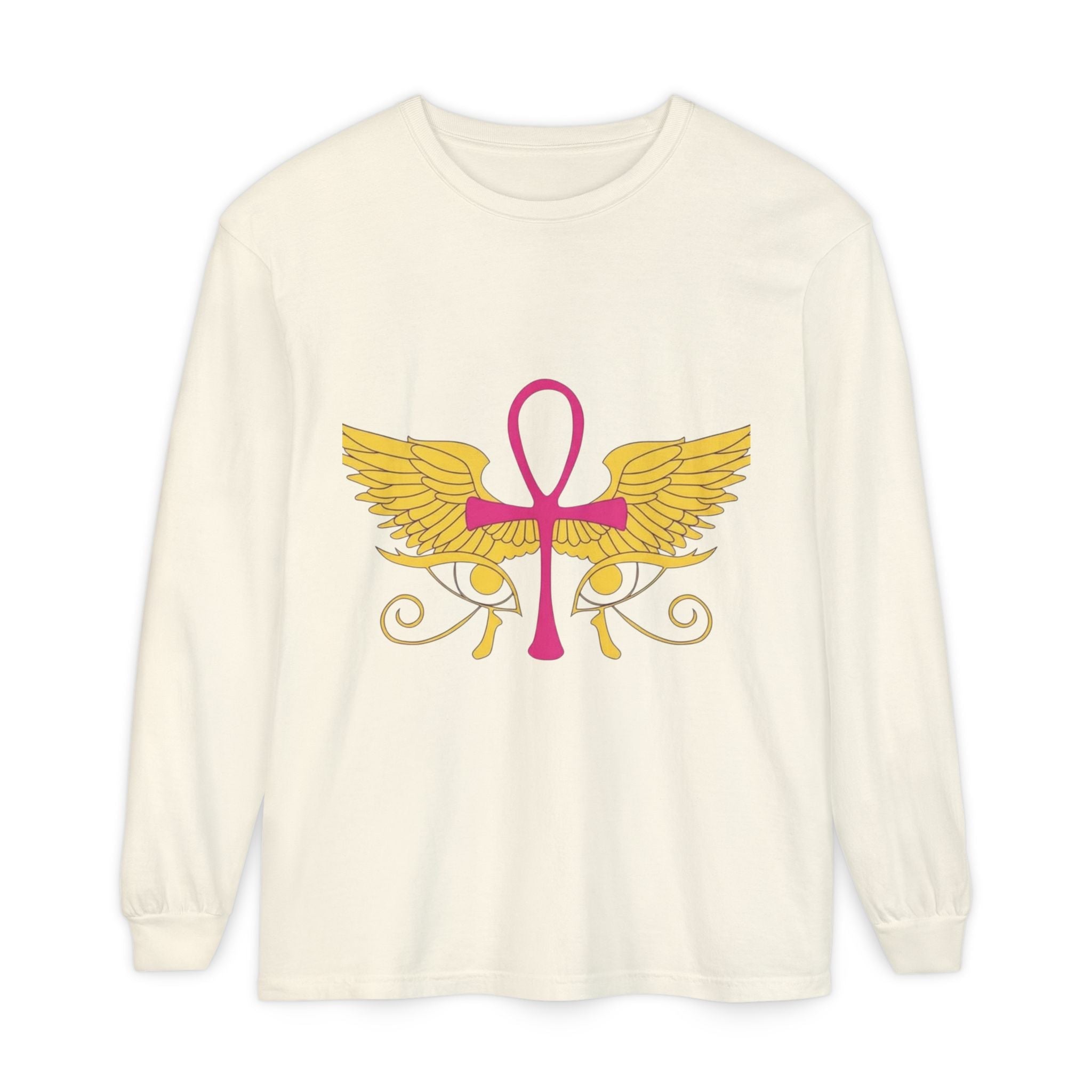 Unisex Garment-dyed Long Sleeve T-Shirt