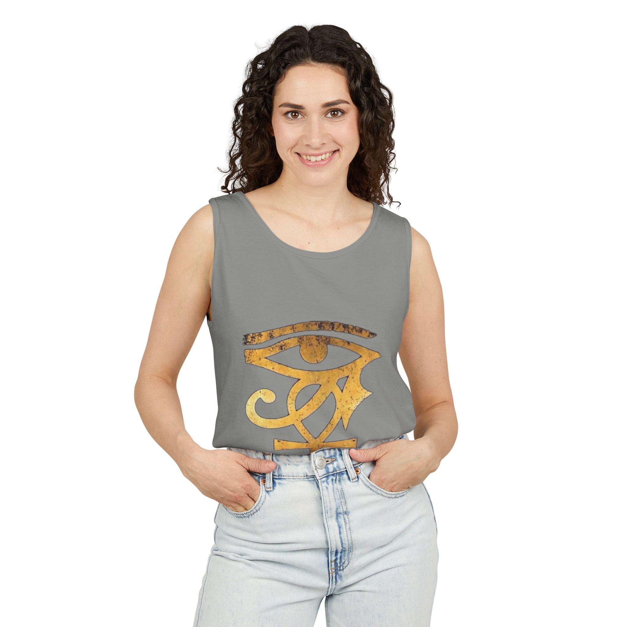 Unisex Garment-Dyed Tank top Printify