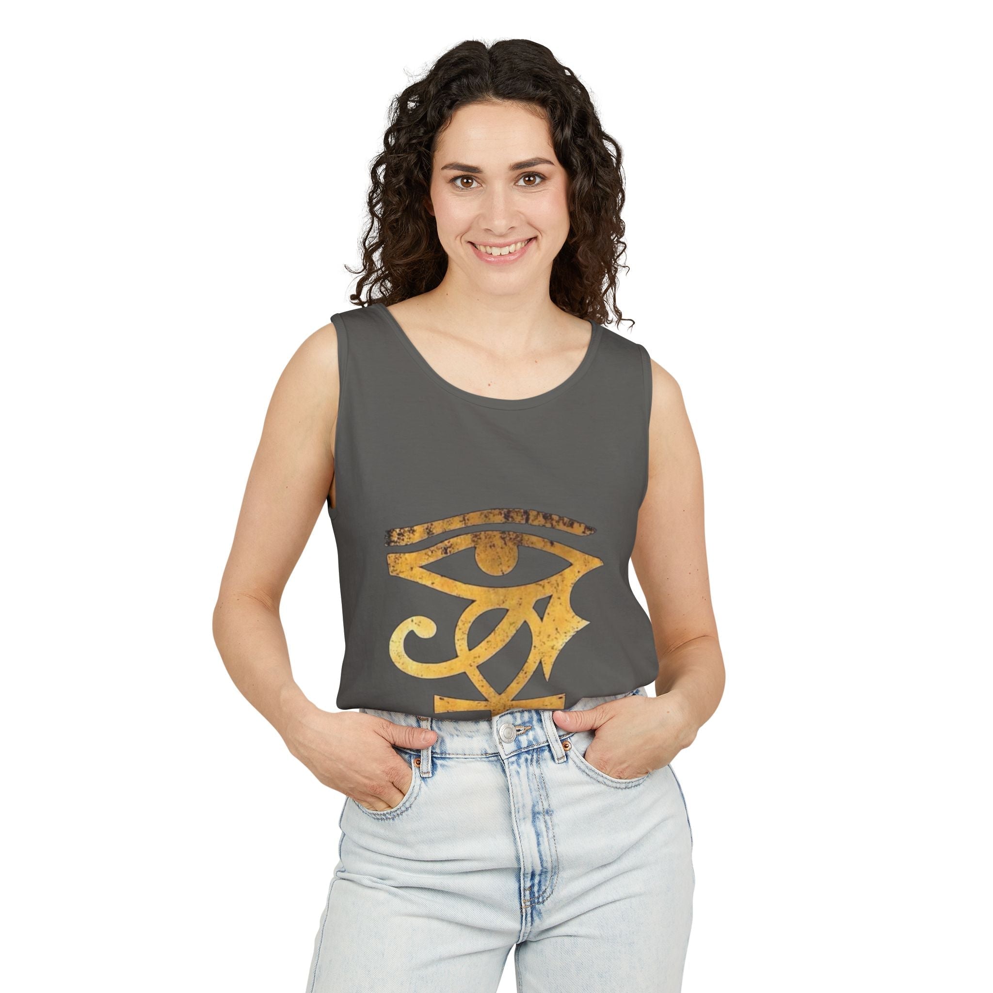 Unisex Garment-Dyed Tank top Printify