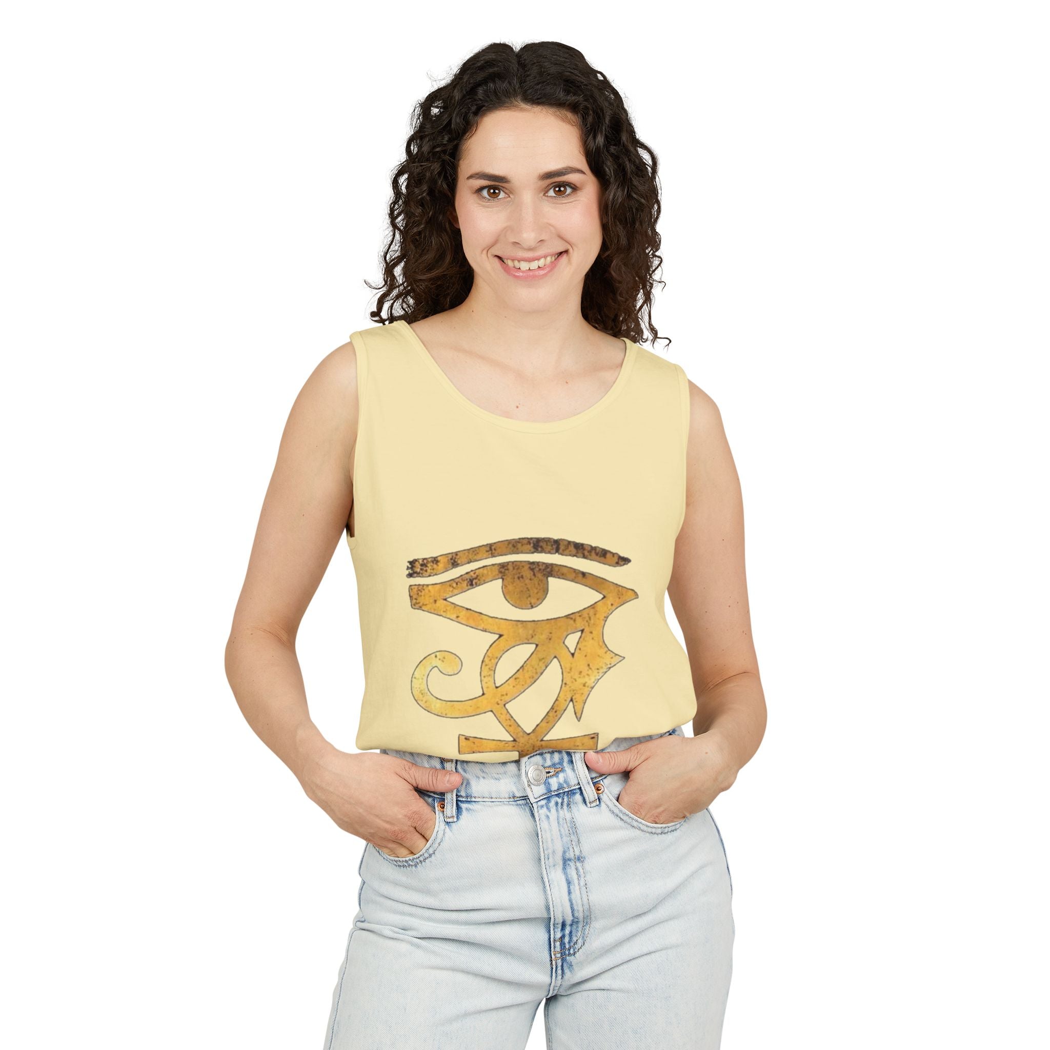 Unisex Garment-Dyed Tank top Printify
