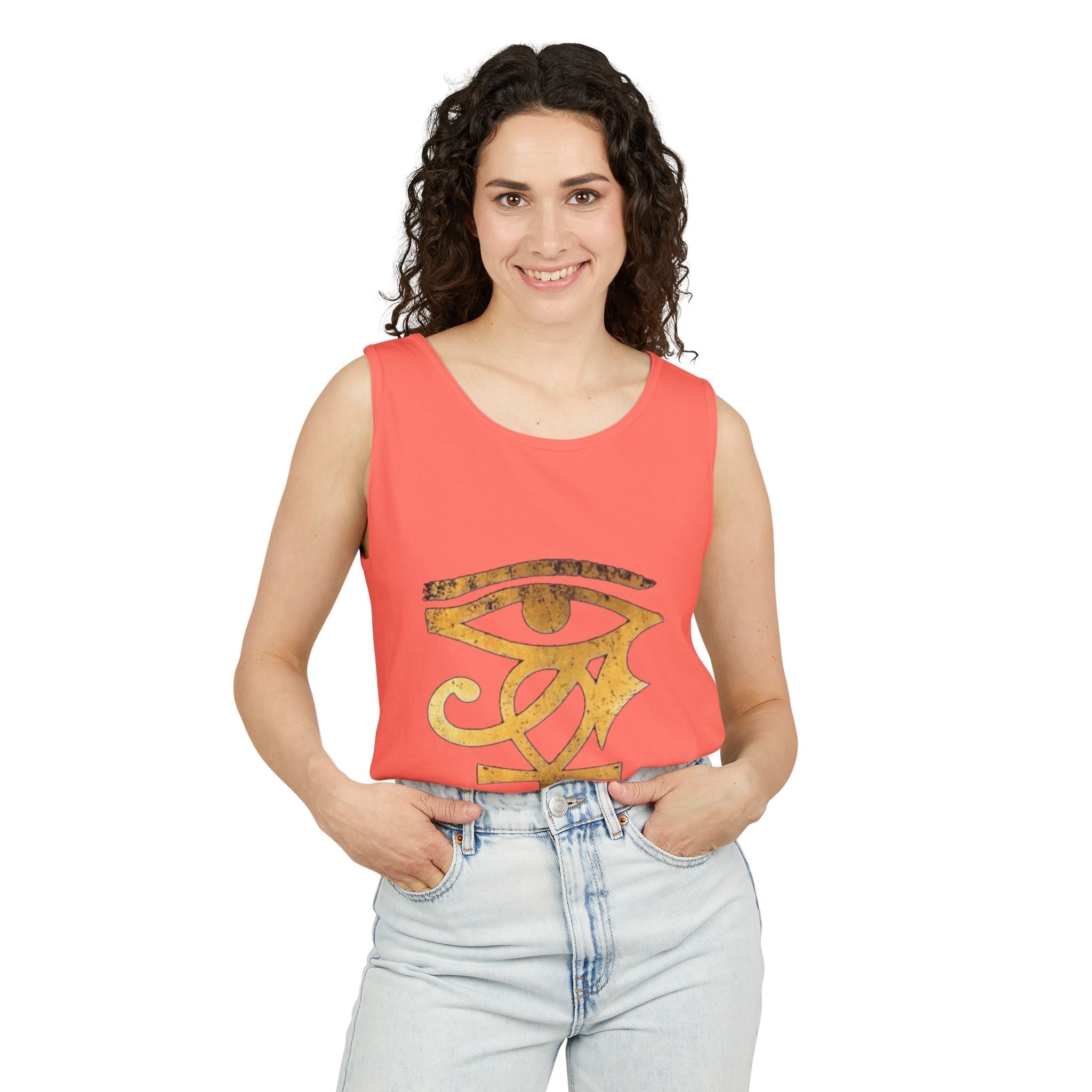 Unisex Garment-Dyed Tank top Printify