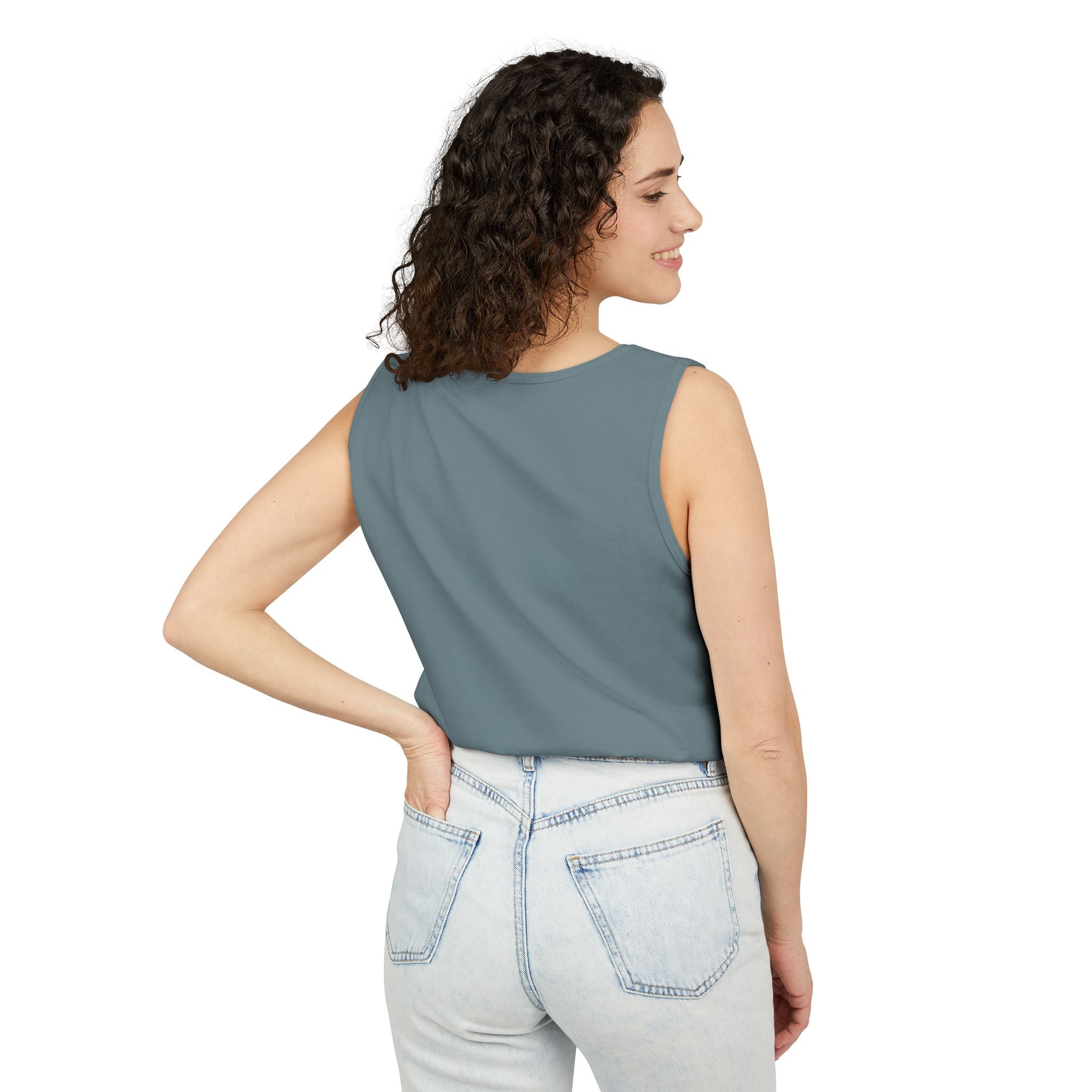 Unisex Garment-Dyed Tank top Printify