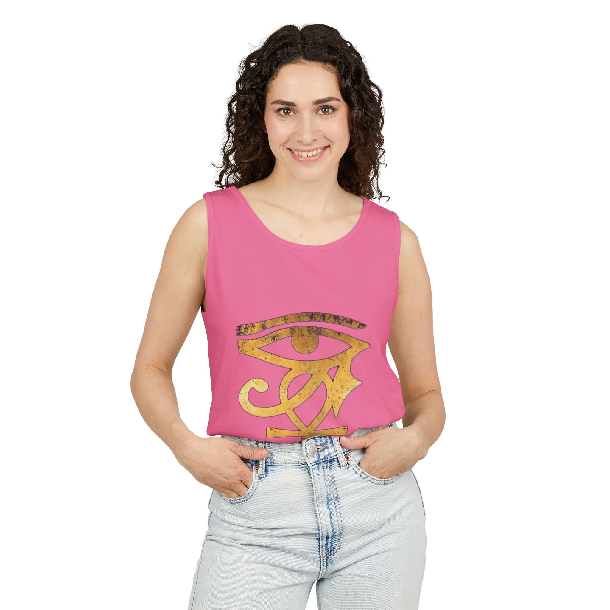 Unisex Garment-Dyed Tank top Printify