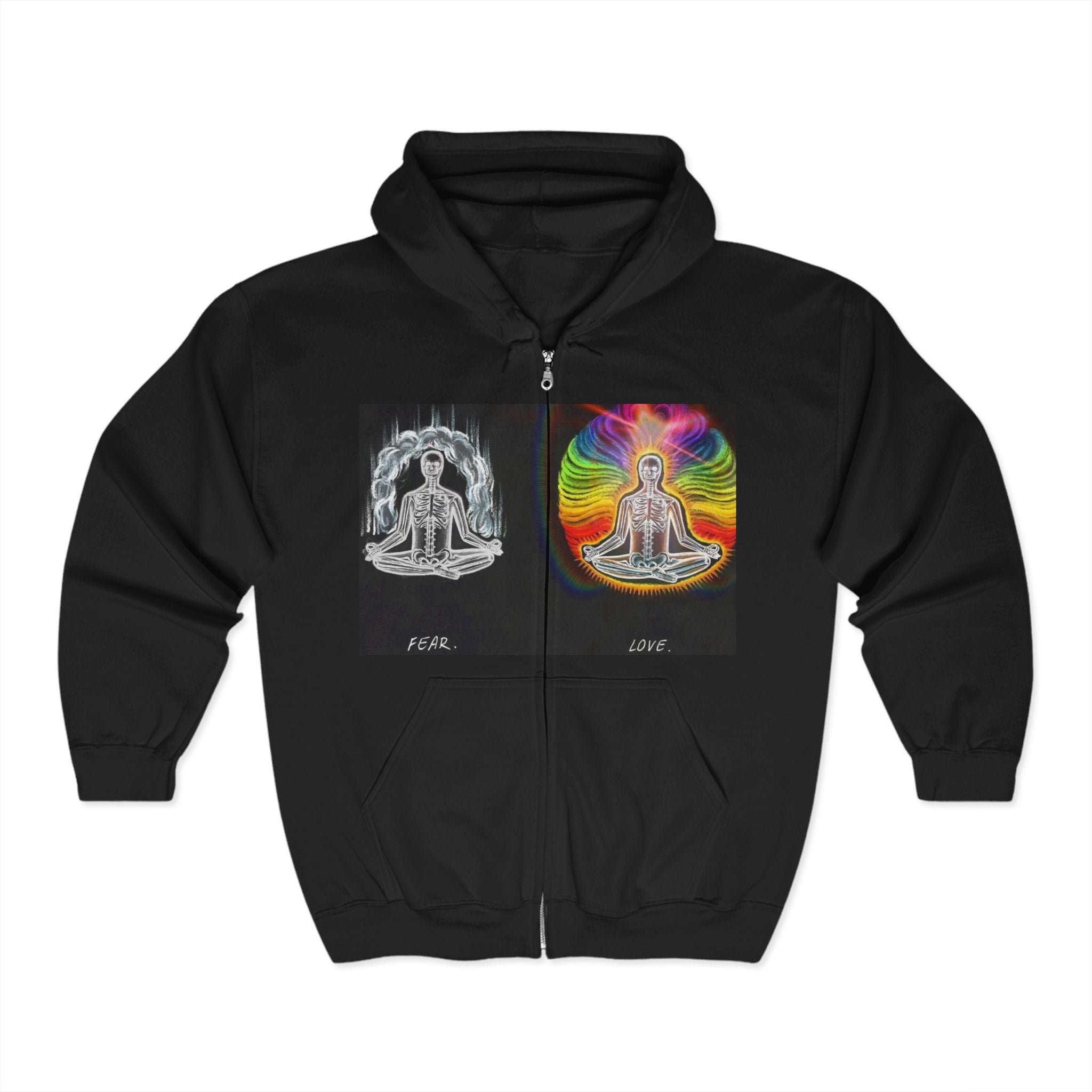 Unisex Heavy Blend™ Full Zip Hooded Sweatshirt Printify