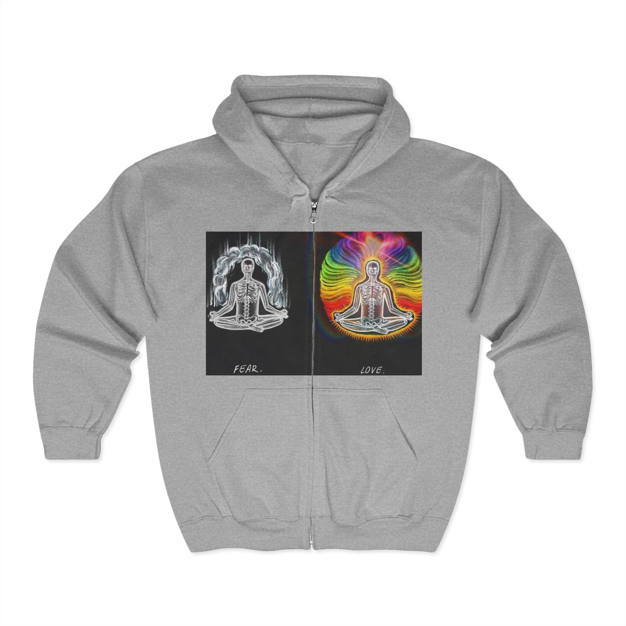 Unisex Heavy Blend™ Full Zip Hooded Sweatshirt Printify