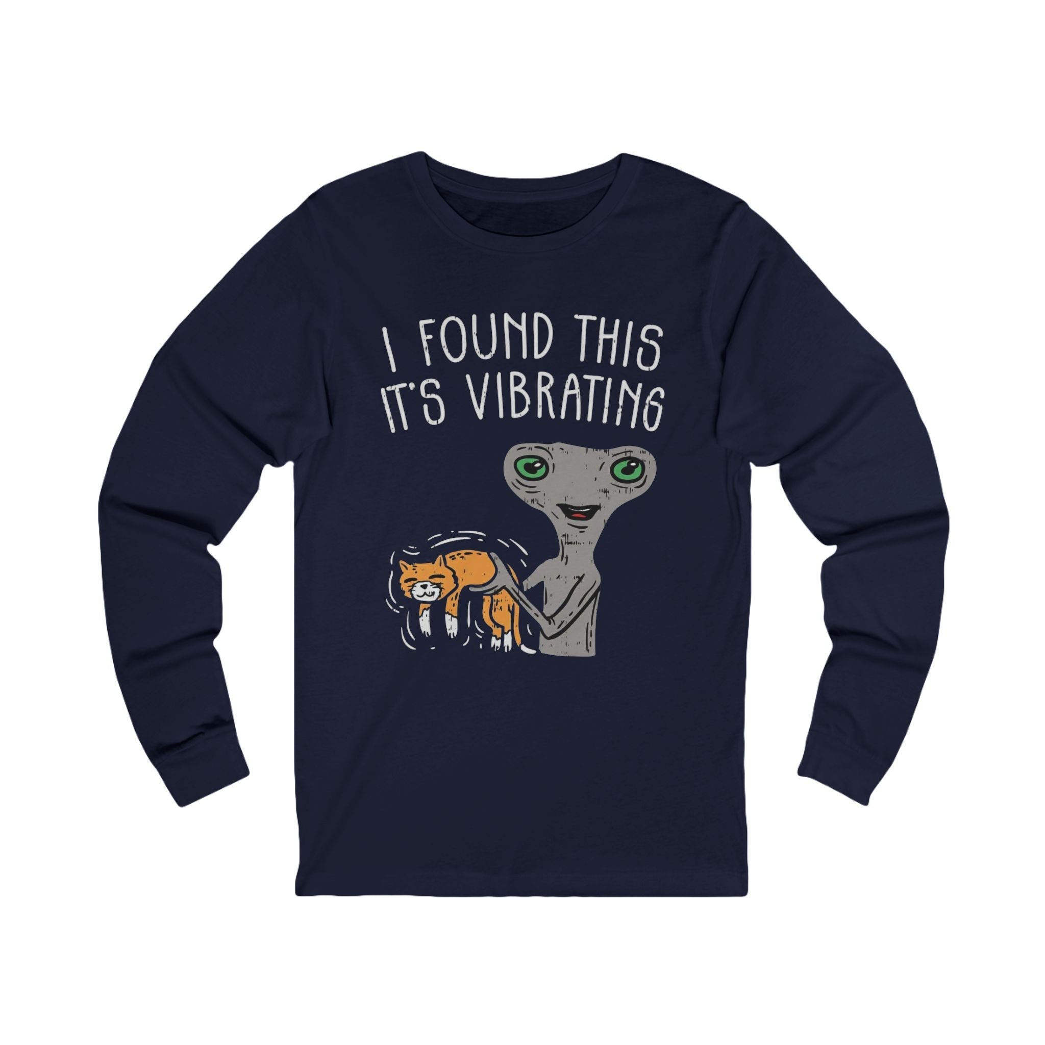 Alien Utopia Long Sleeve Tee — It’s Vibrating Printify