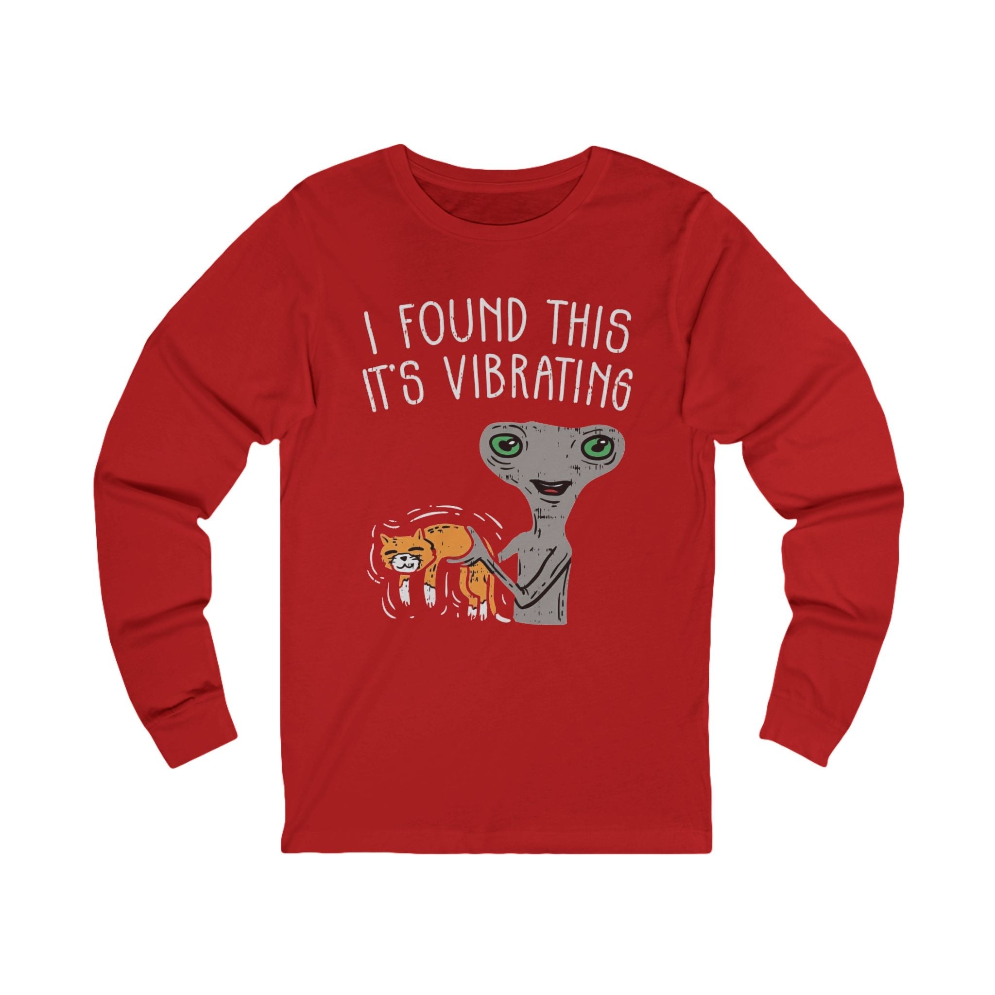 Alien Utopia Long Sleeve Tee — It’s Vibrating Printify