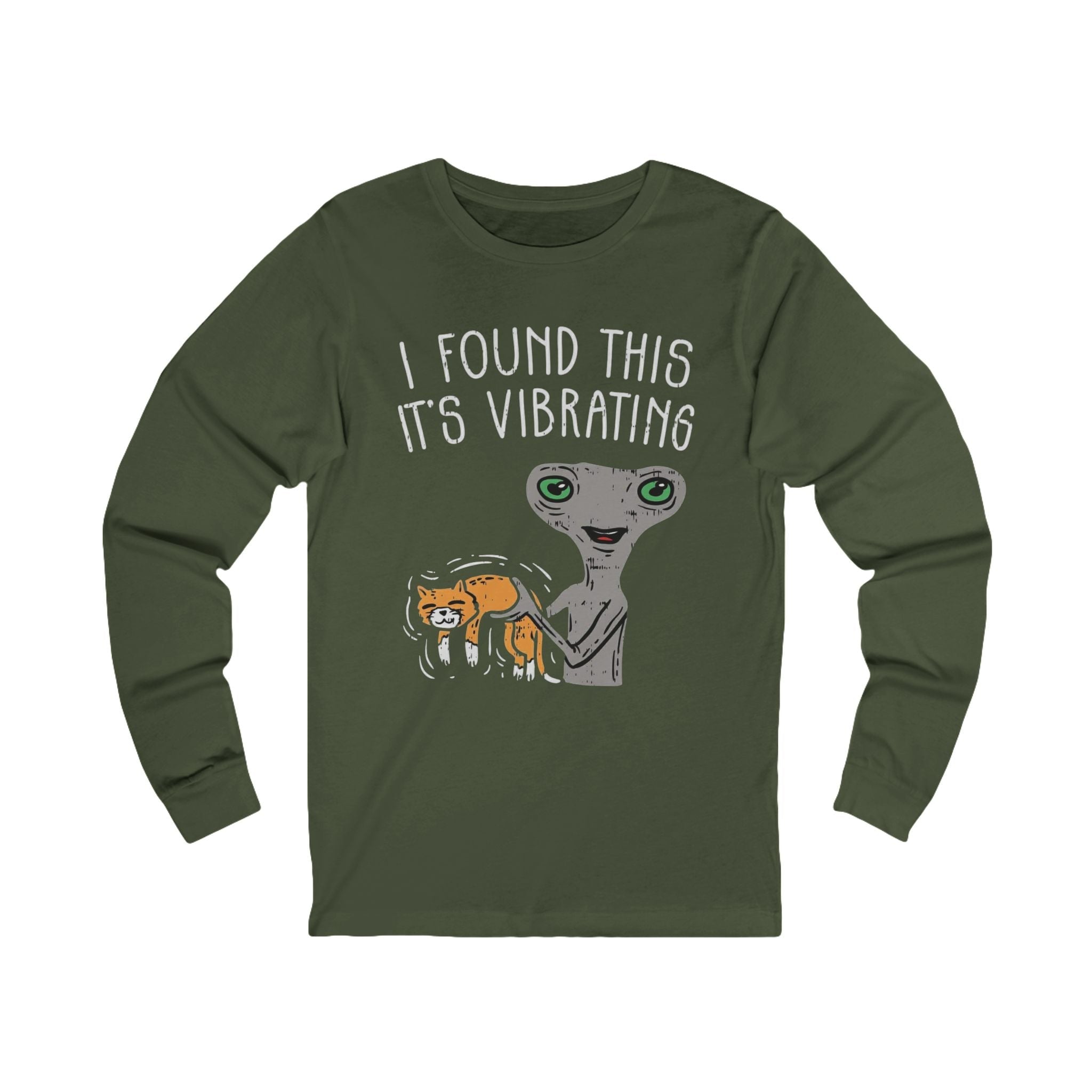 Alien Utopia Long Sleeve Tee — It’s Vibrating Printify