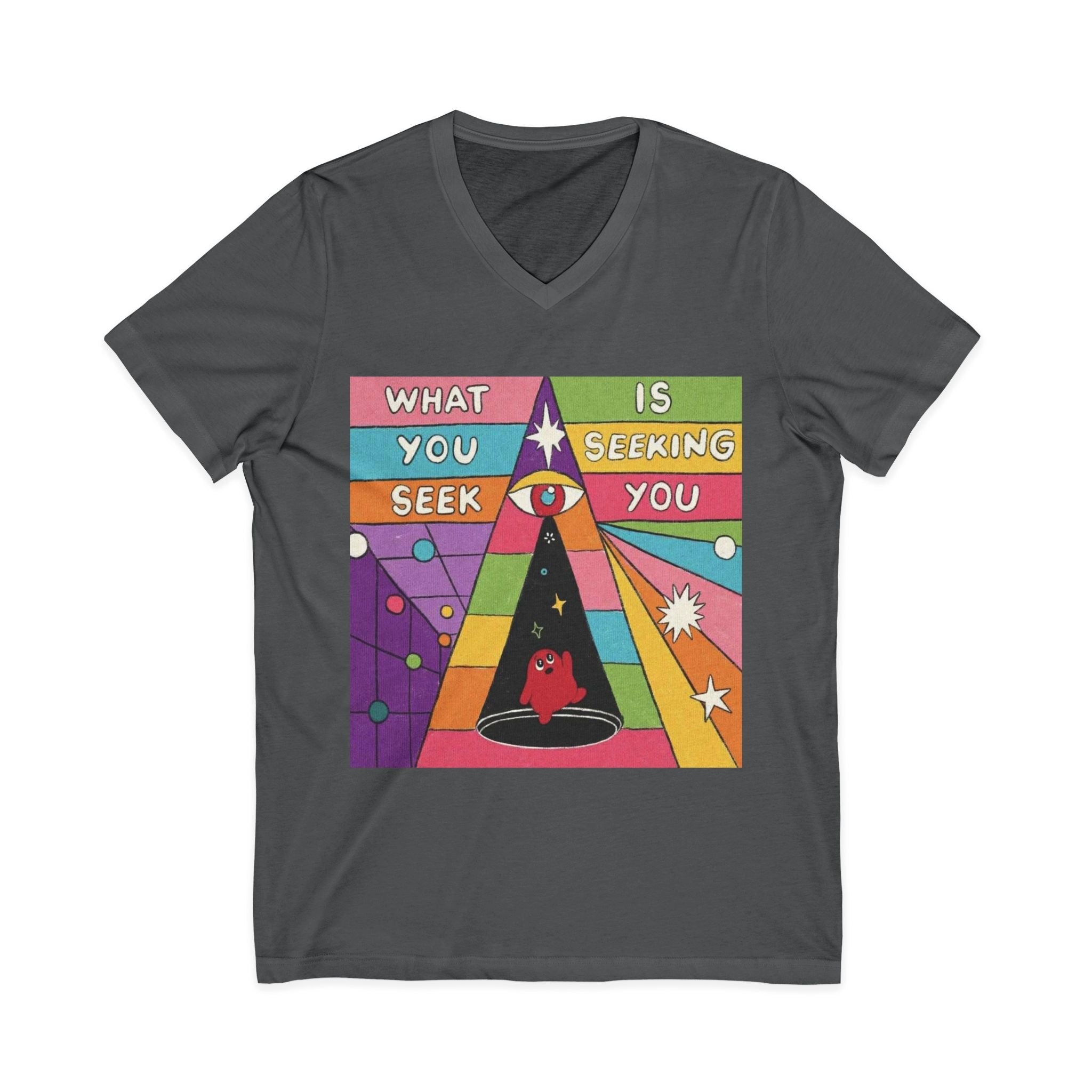 Unisex Jersey Short Sleeve V-Neck Tee