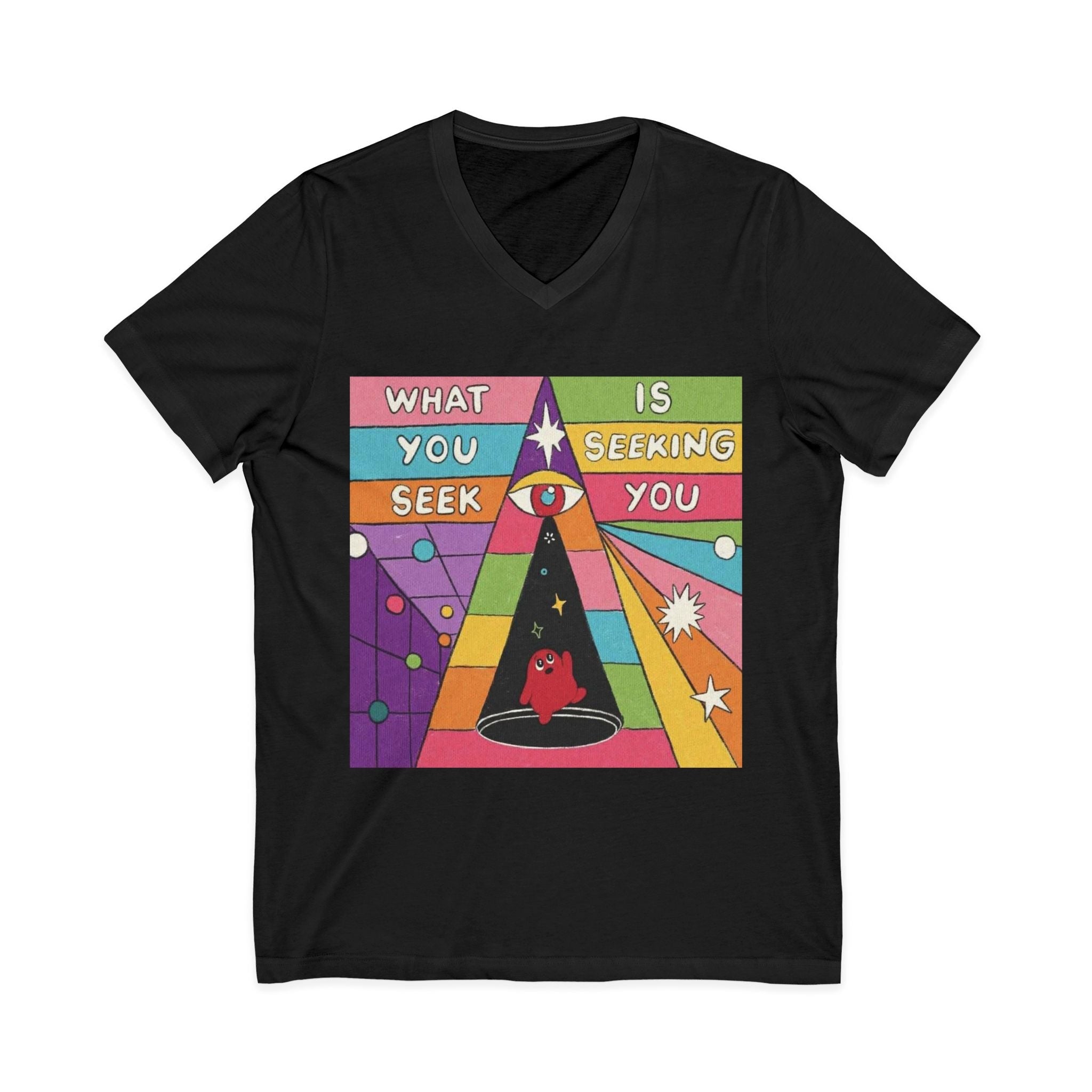 Unisex Jersey Short Sleeve V-Neck Tee