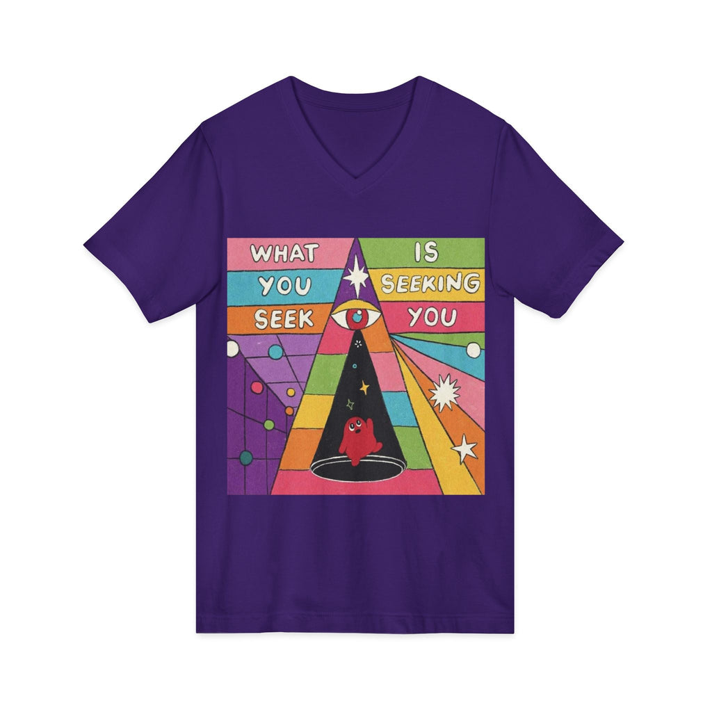 Unisex Jersey Short Sleeve V-Neck Tee