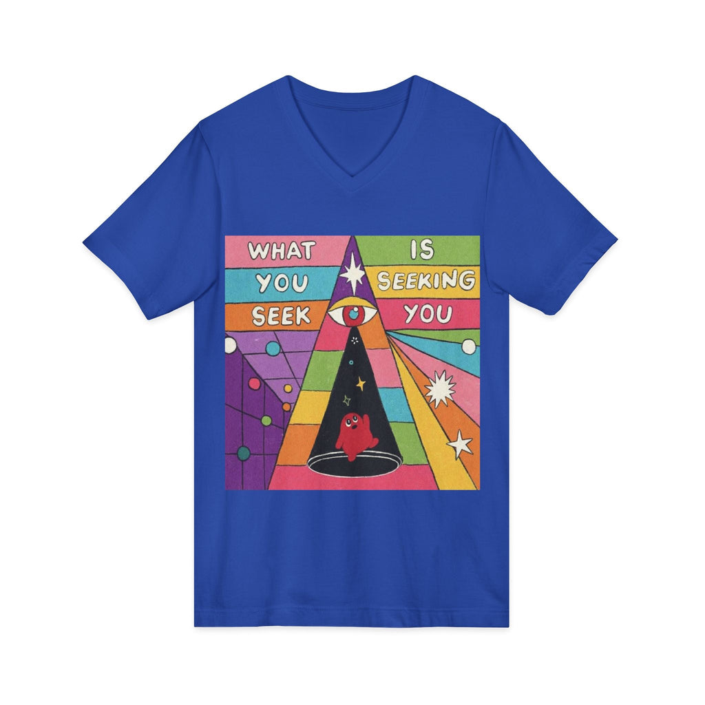 Unisex Jersey Short Sleeve V-Neck Tee