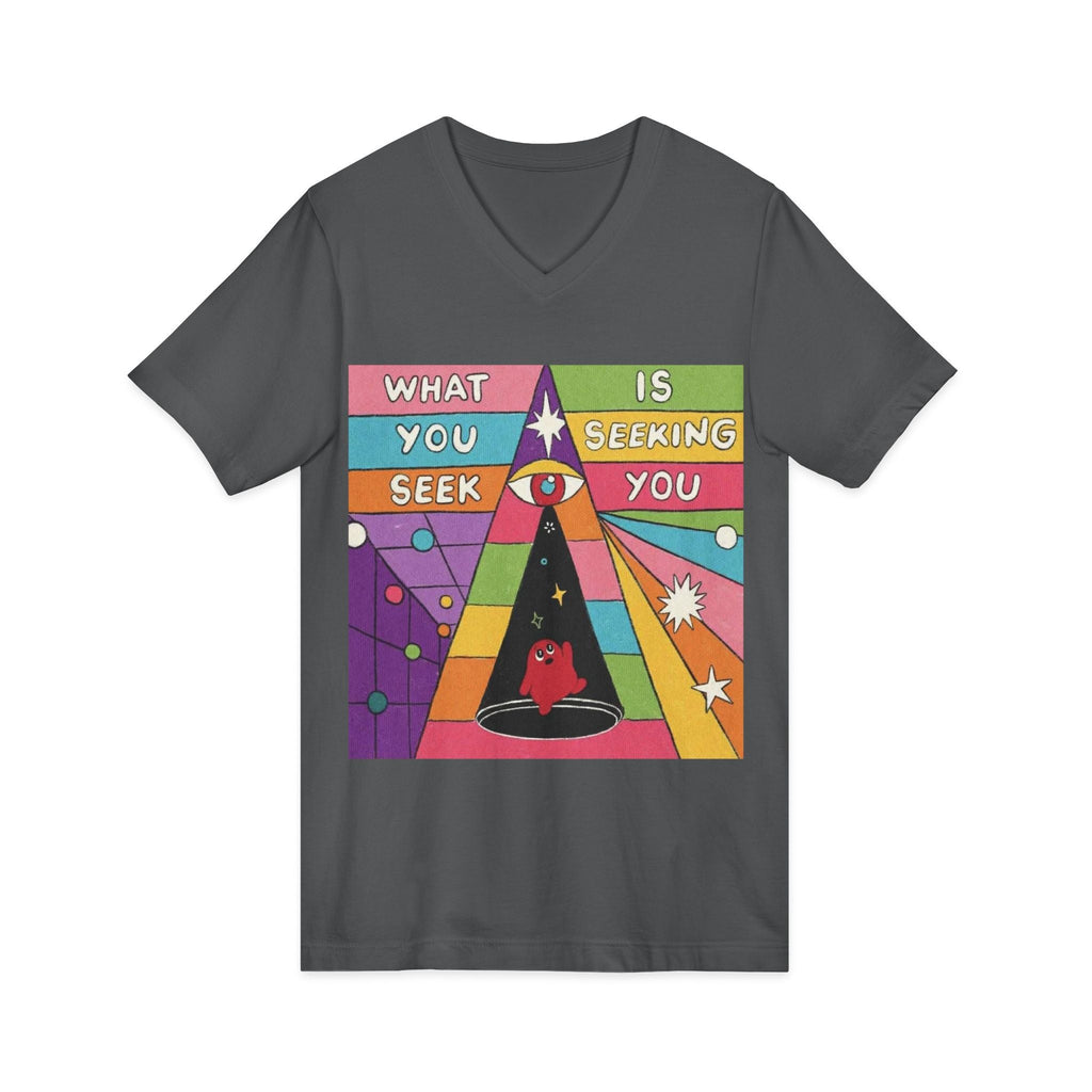 Unisex Jersey Short Sleeve V-Neck Tee