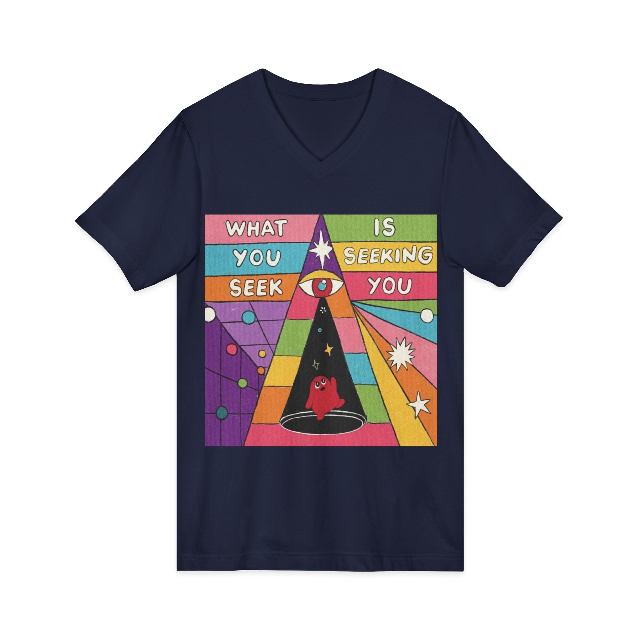 Unisex Jersey Short Sleeve V-Neck Tee