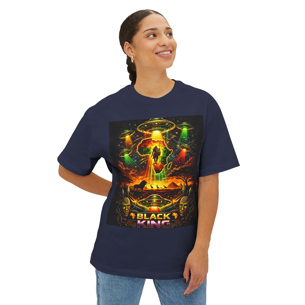 BLACK KING – Cosmic Roots Tee Printify