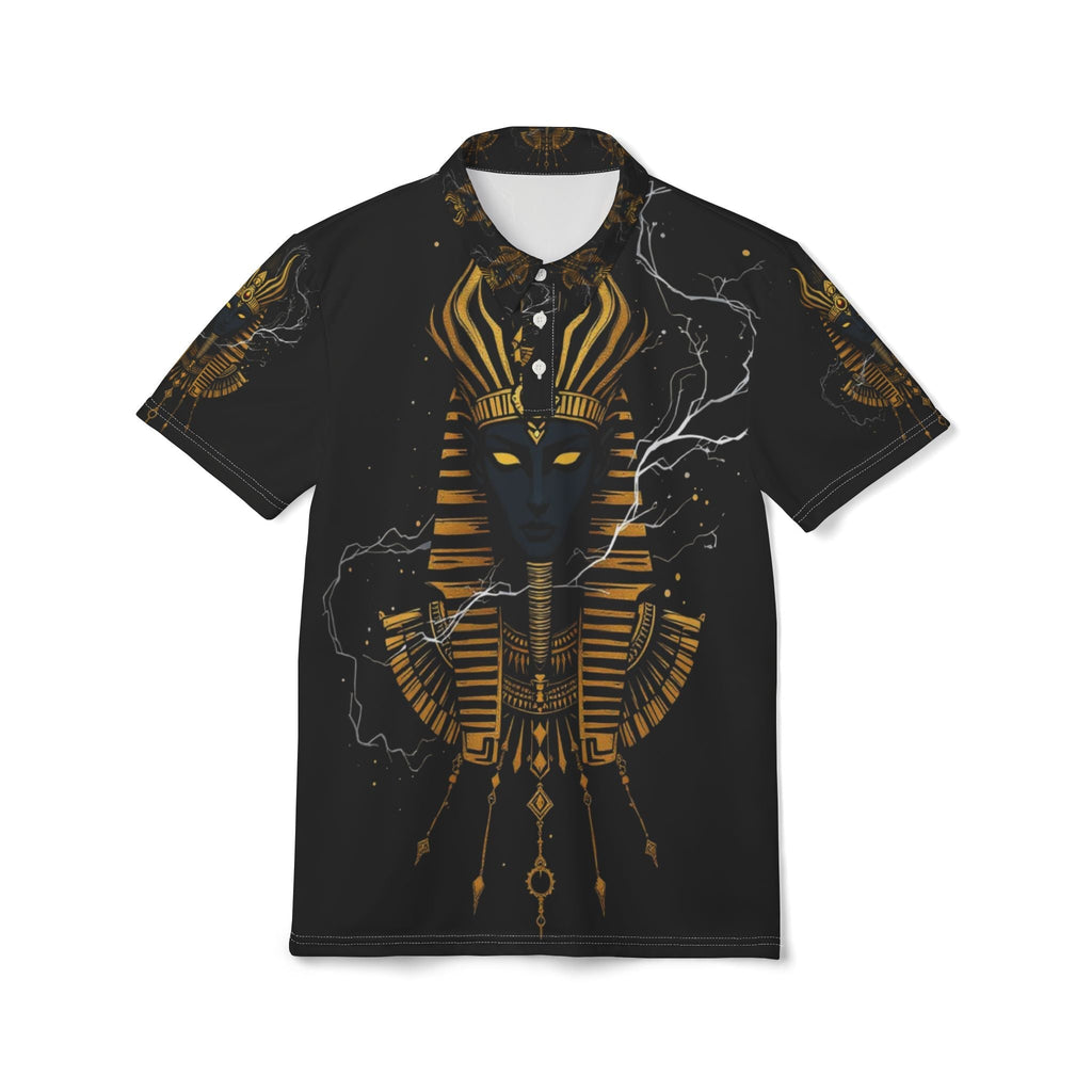 Ether Soulwear Egyptian Pharaoh AOP Unisex Polo Shirt Printify