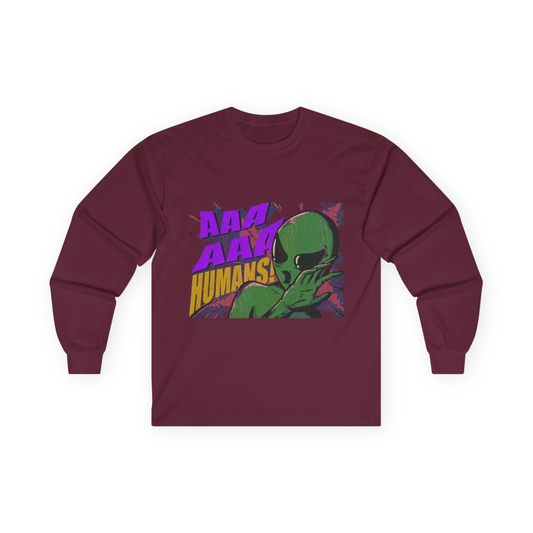 Tee
AAA Humans Alien Long Sleeve – JR Vortex Printify