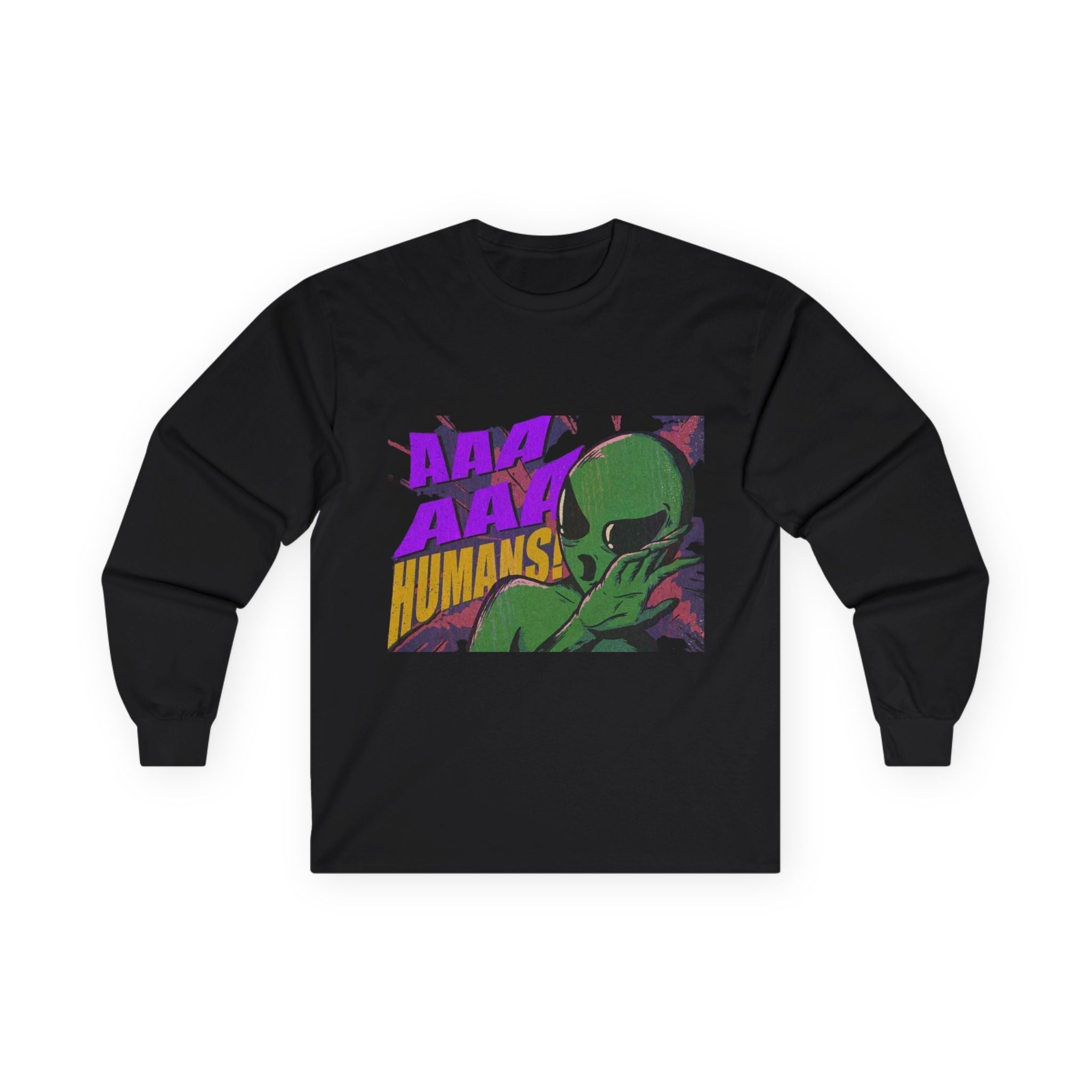 Tee
AAA Humans Alien Long Sleeve – JR Vortex Printify
