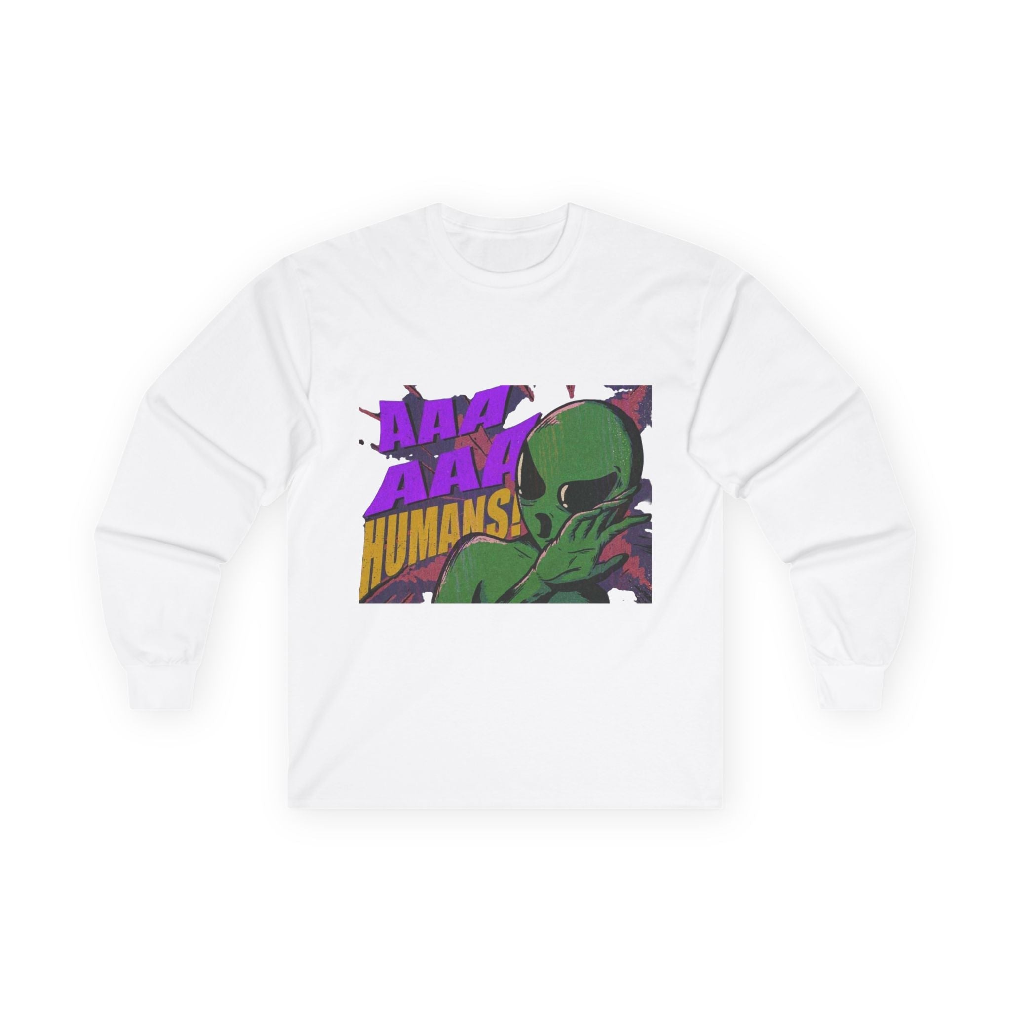 Tee
AAA Humans Alien Long Sleeve – JR Vortex Printify