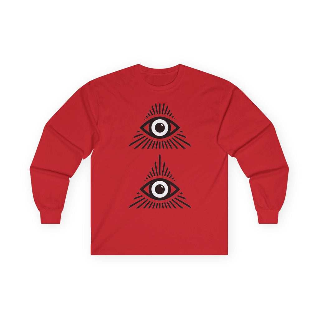 JR Vortex All-Seeing Eye Long Sleeve Tee Printify