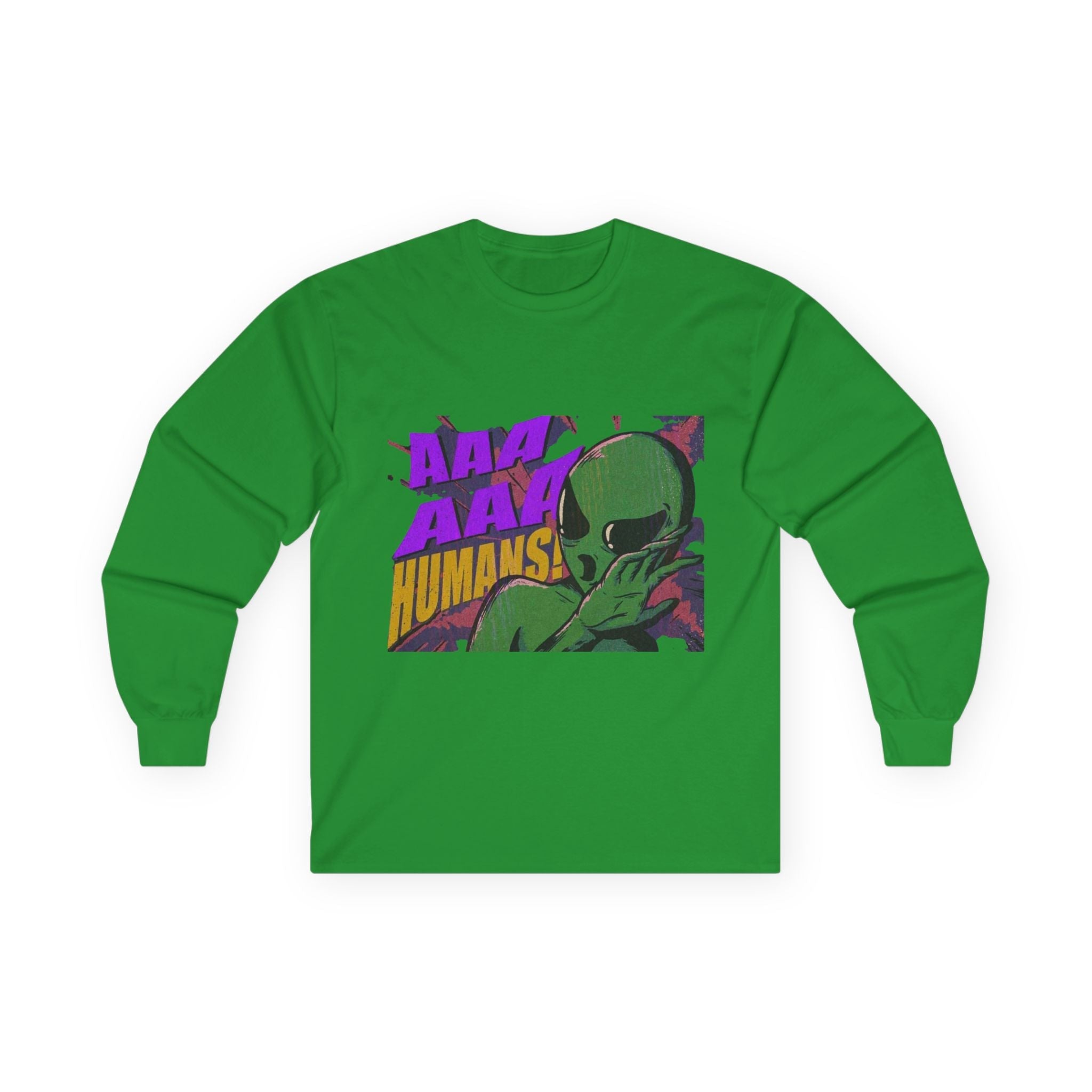 Tee
AAA Humans Alien Long Sleeve – JR Vortex Printify