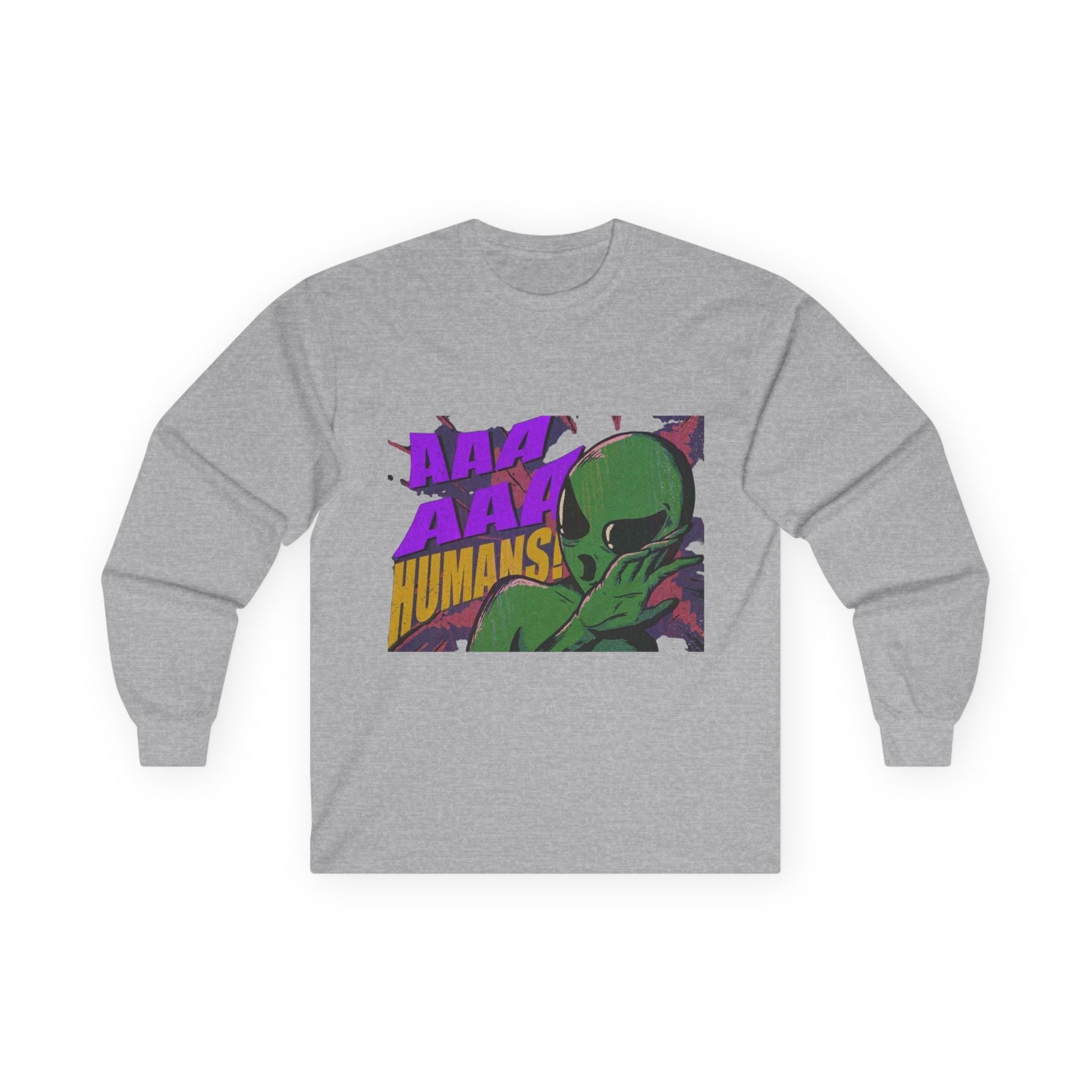Tee
AAA Humans Alien Long Sleeve – JR Vortex Printify