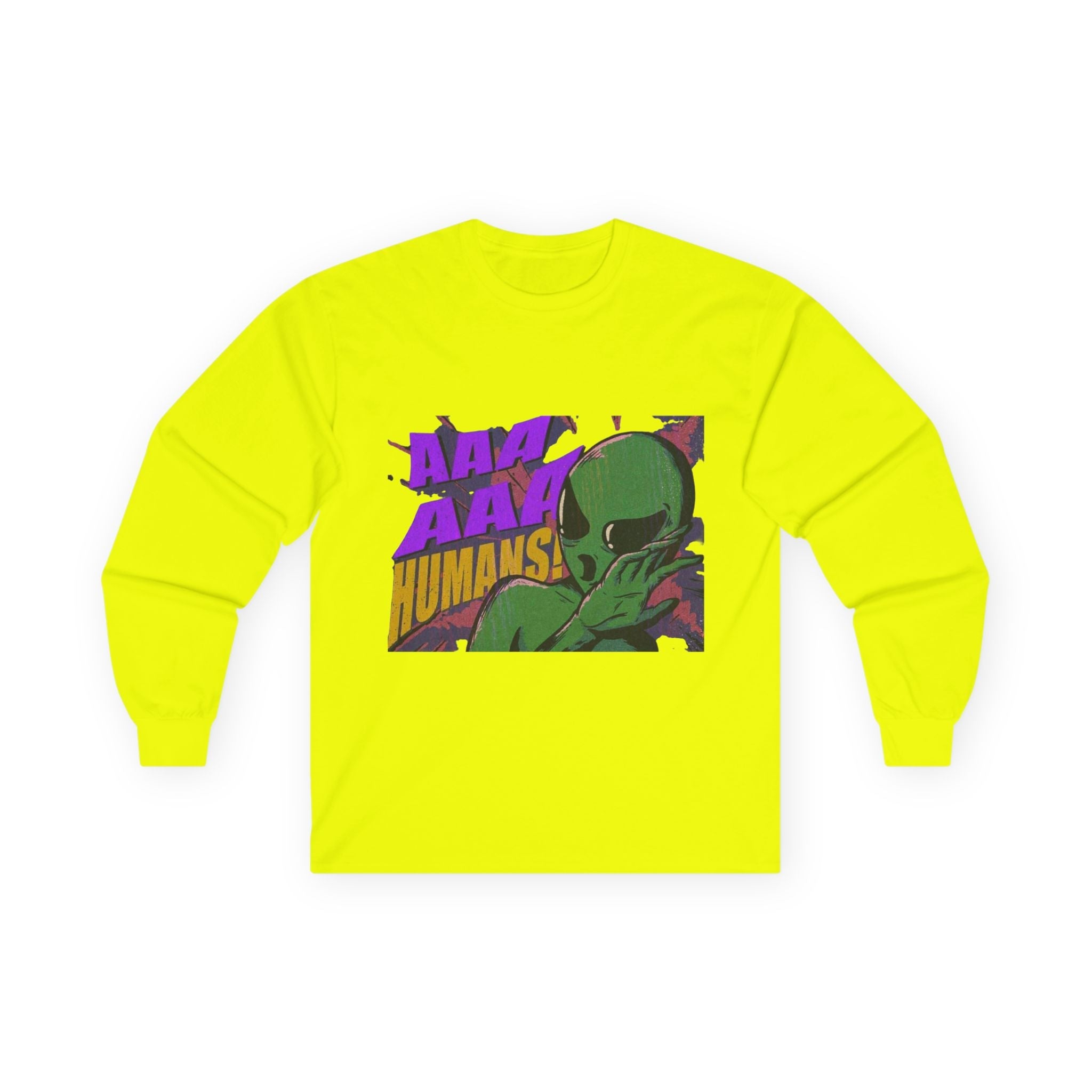 Tee
AAA Humans Alien Long Sleeve – JR Vortex Printify