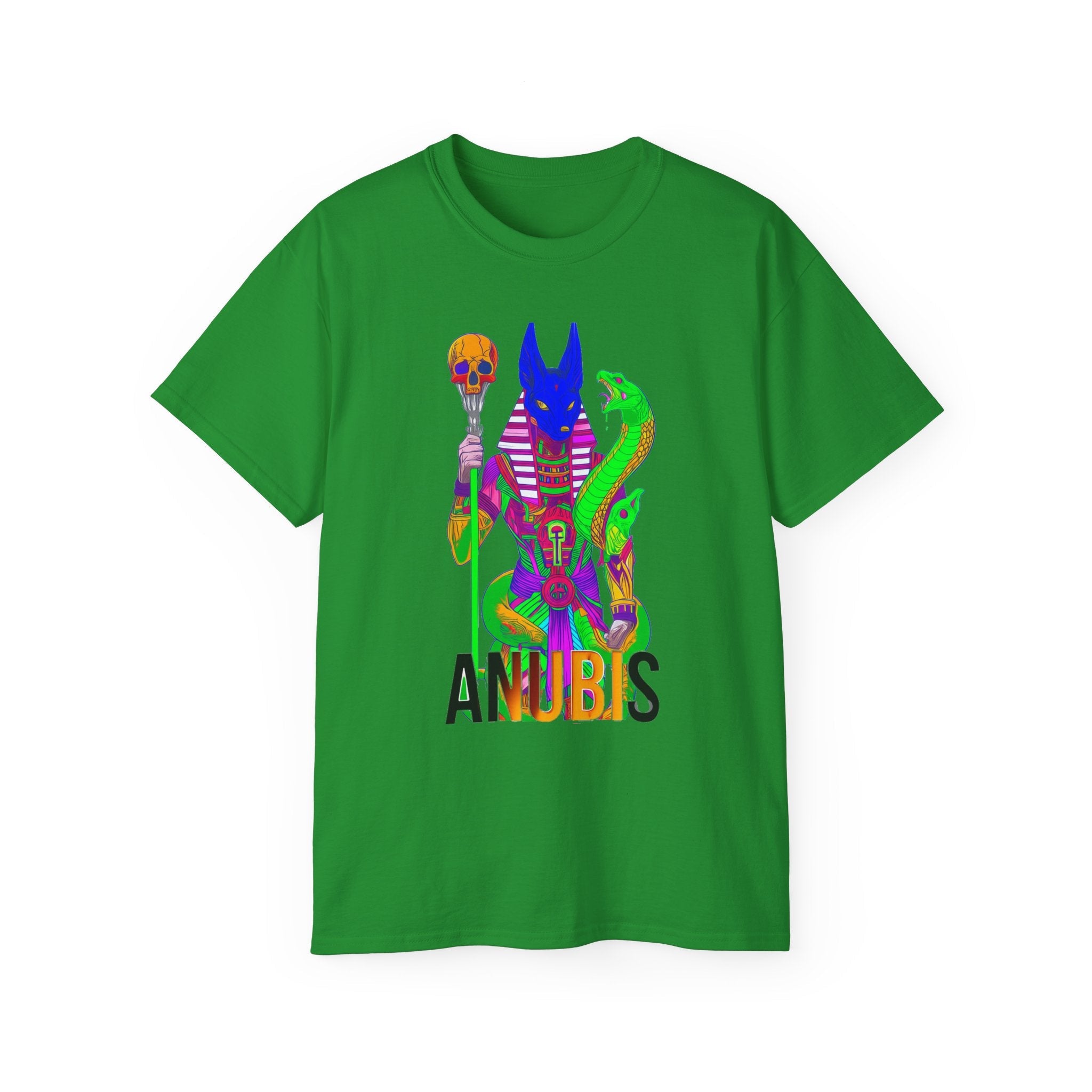 Anubis Graphic Tee — Spiritual Streetwear Unisex Ultra Cotton Shirt Printify