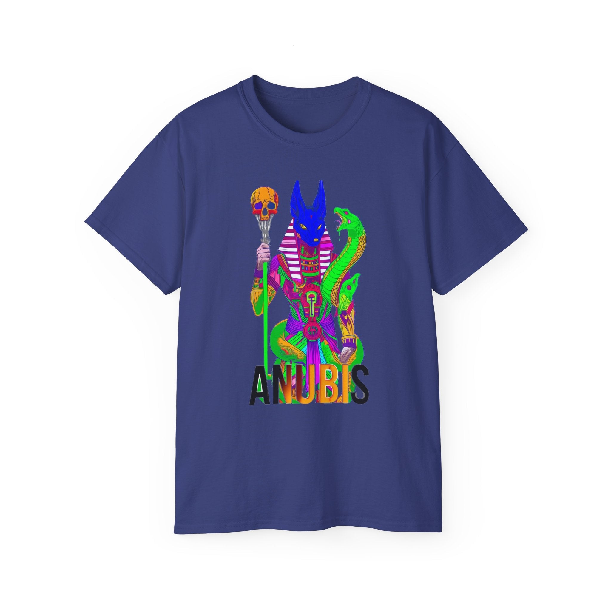 Anubis Graphic Tee — Spiritual Streetwear Unisex Ultra Cotton Shirt Printify