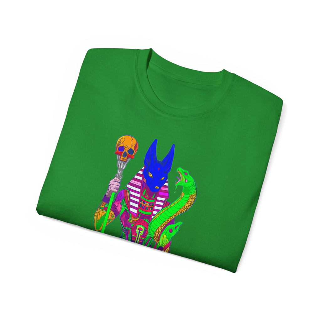 Anubis Graphic Tee — Spiritual Streetwear Unisex Ultra Cotton Shirt Printify
