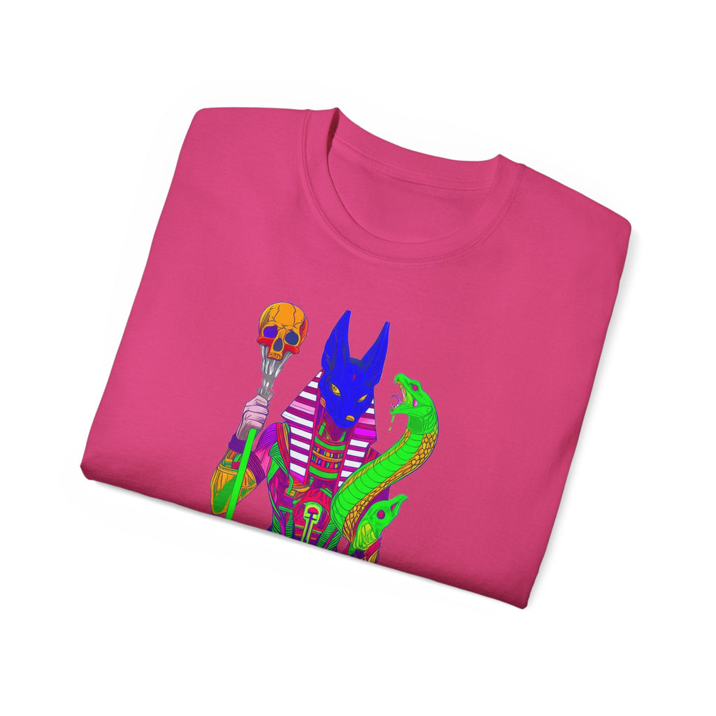 Anubis Graphic Tee — Spiritual Streetwear Unisex Ultra Cotton Shirt Printify