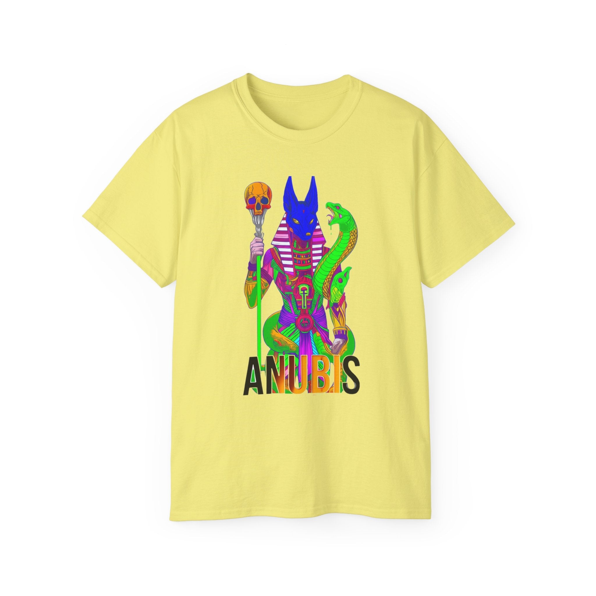 Anubis Graphic Tee — Spiritual Streetwear Unisex Ultra Cotton Shirt Printify