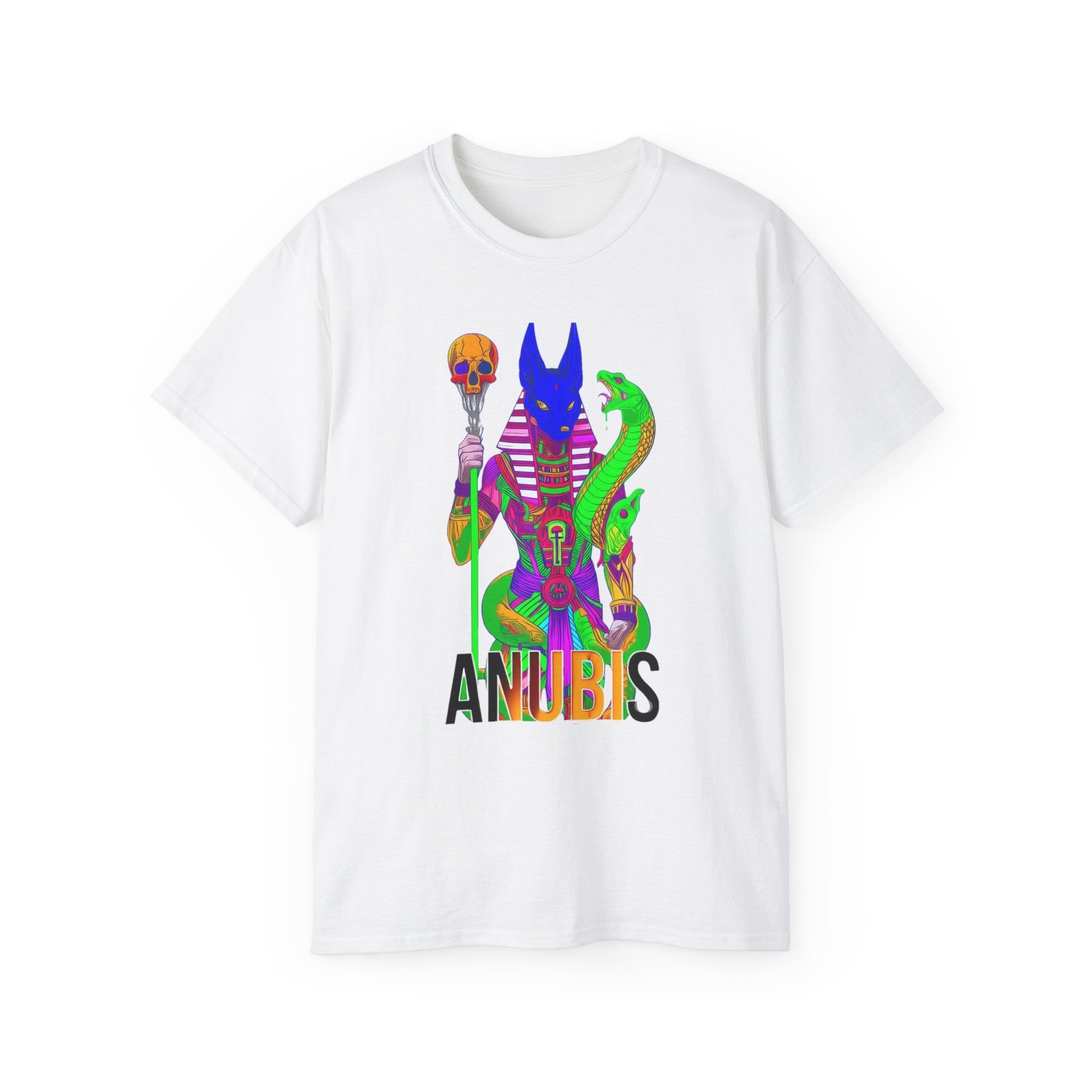 Anubis Graphic Tee — Spiritual Streetwear Unisex Ultra Cotton Shirt Printify