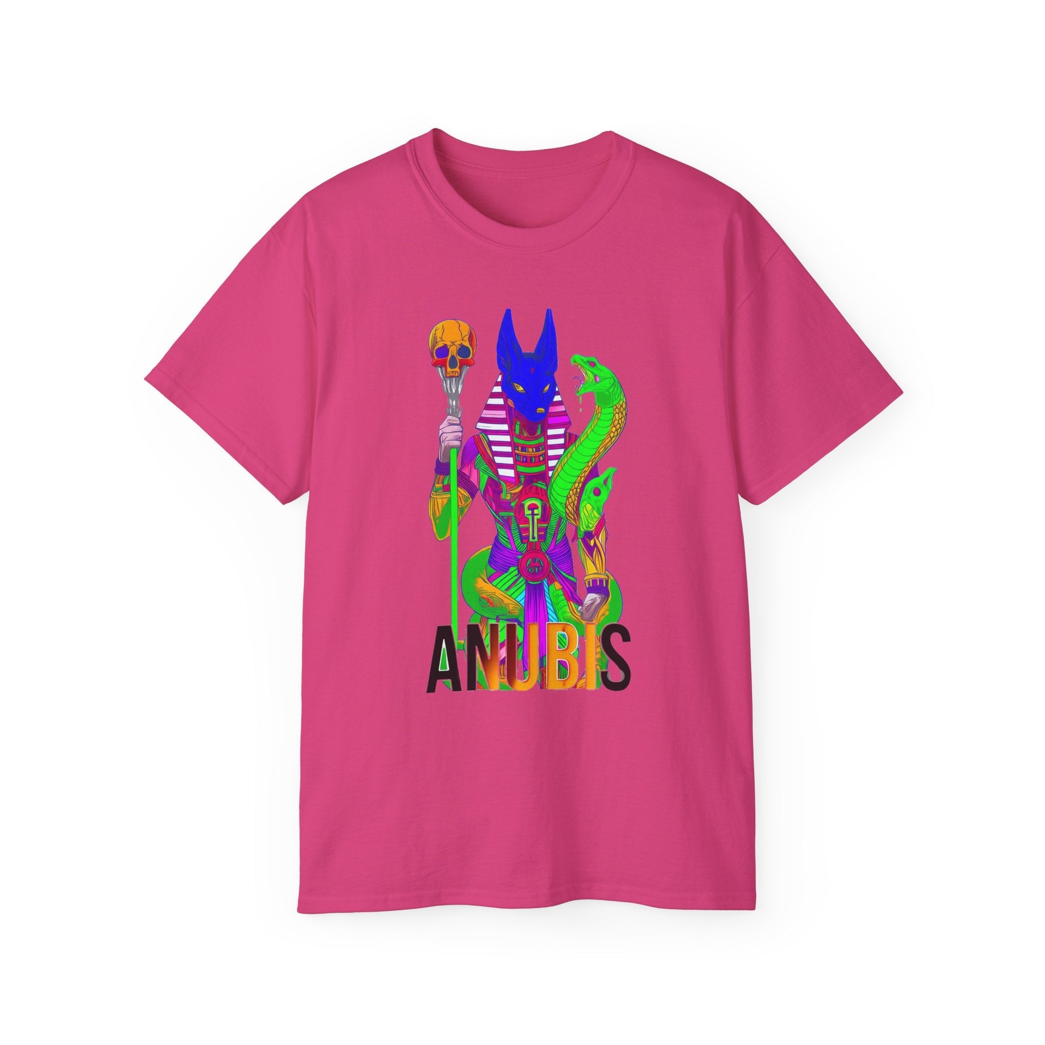 Anubis Graphic Tee — Spiritual Streetwear Unisex Ultra Cotton Shirt Printify