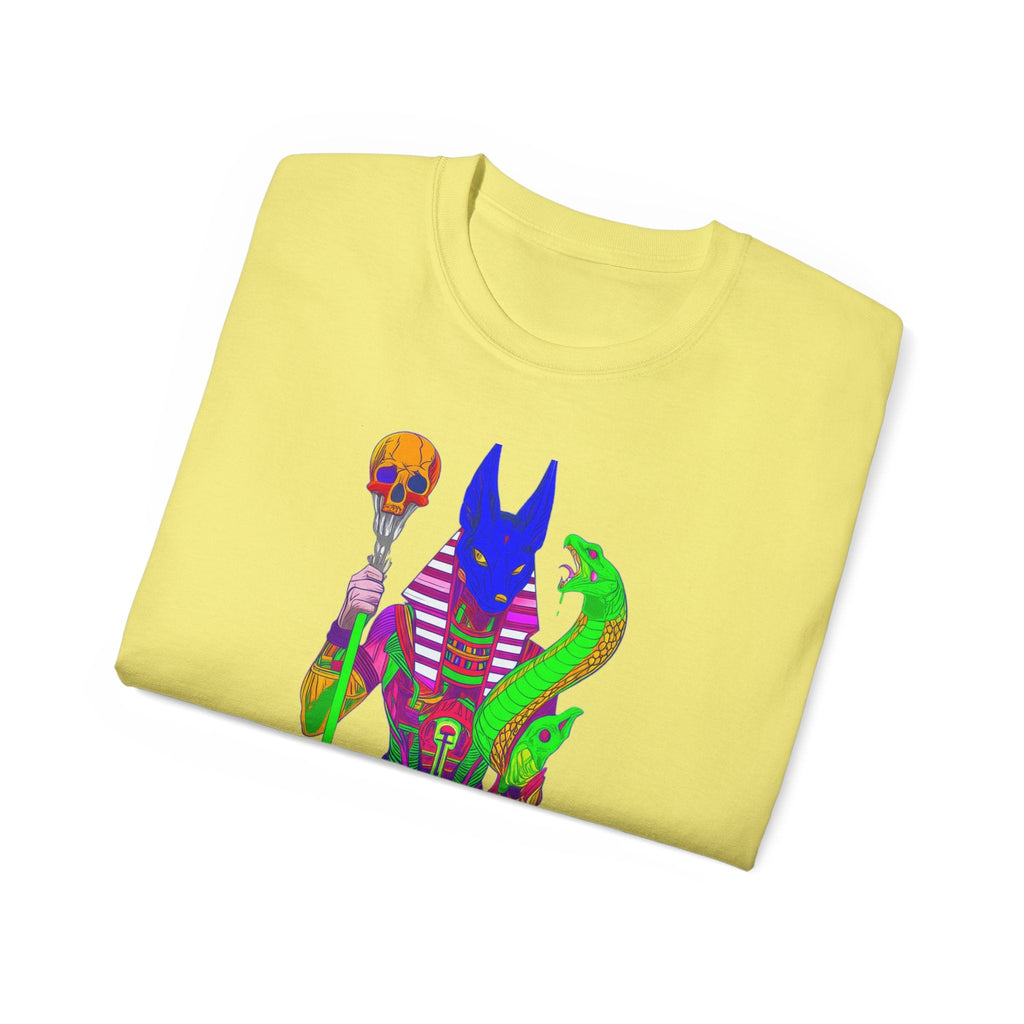 Anubis Graphic Tee — Spiritual Streetwear Unisex Ultra Cotton Shirt Printify
