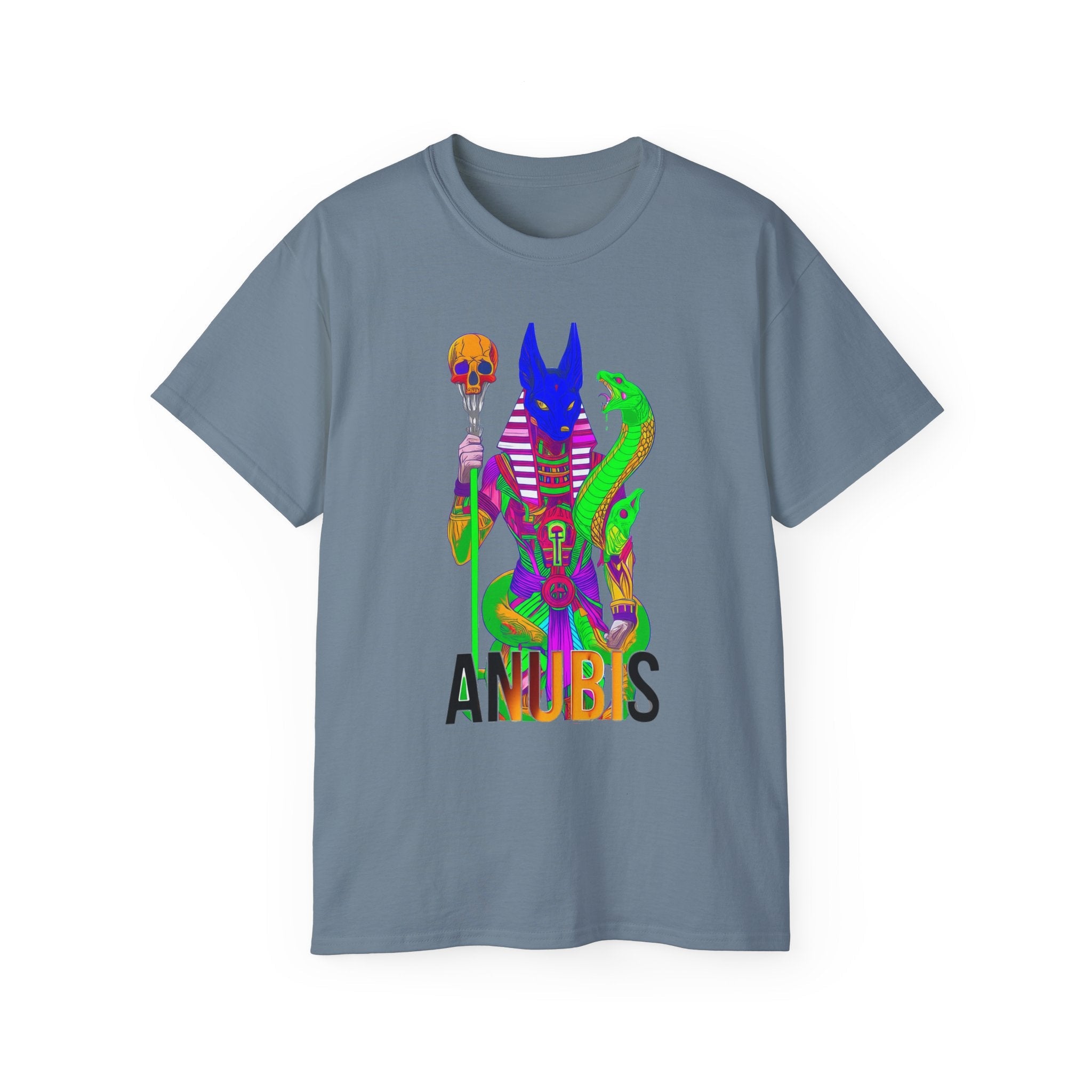 Anubis Graphic Tee — Spiritual Streetwear Unisex Ultra Cotton Shirt Printify