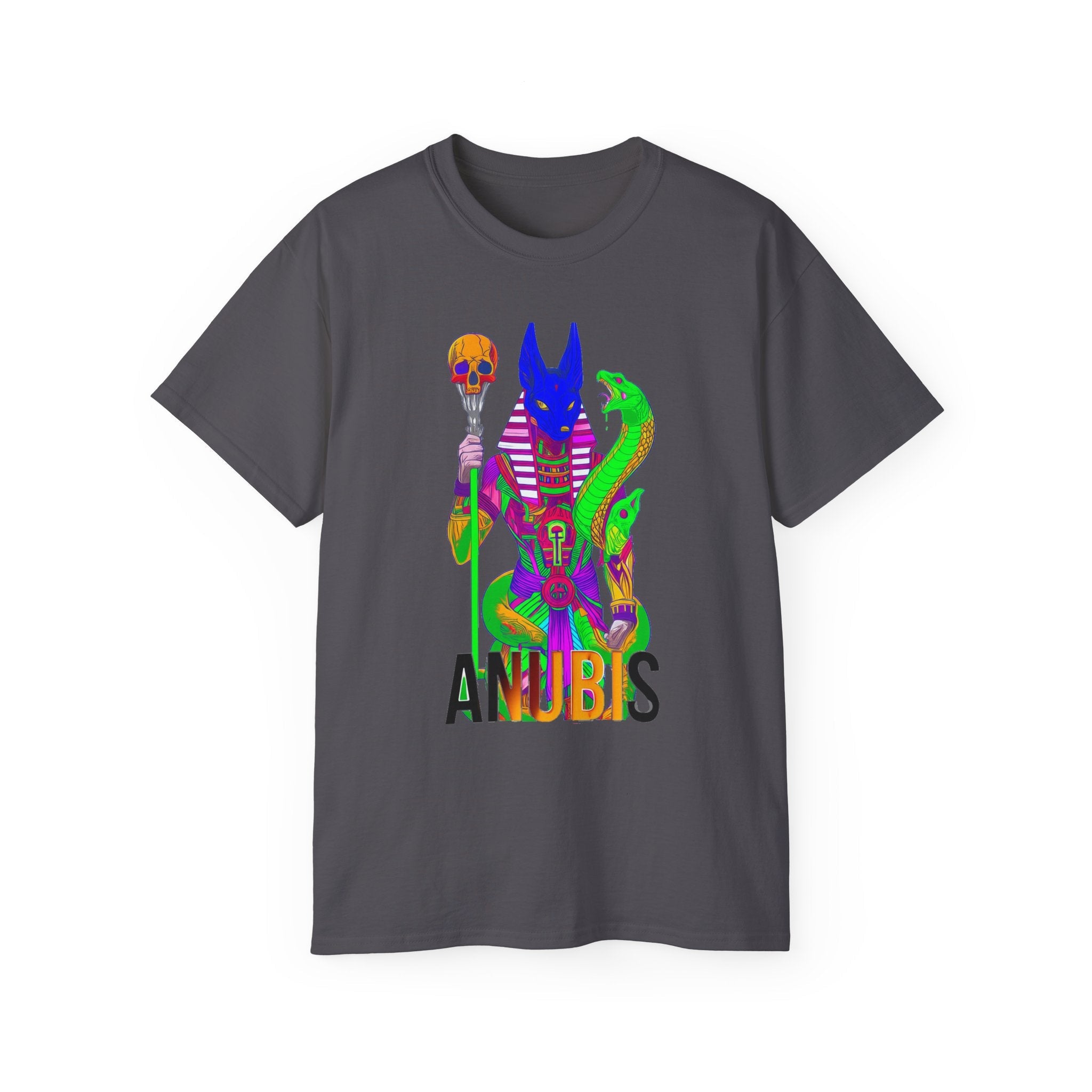 Anubis Graphic Tee — Spiritual Streetwear Unisex Ultra Cotton Shirt Printify