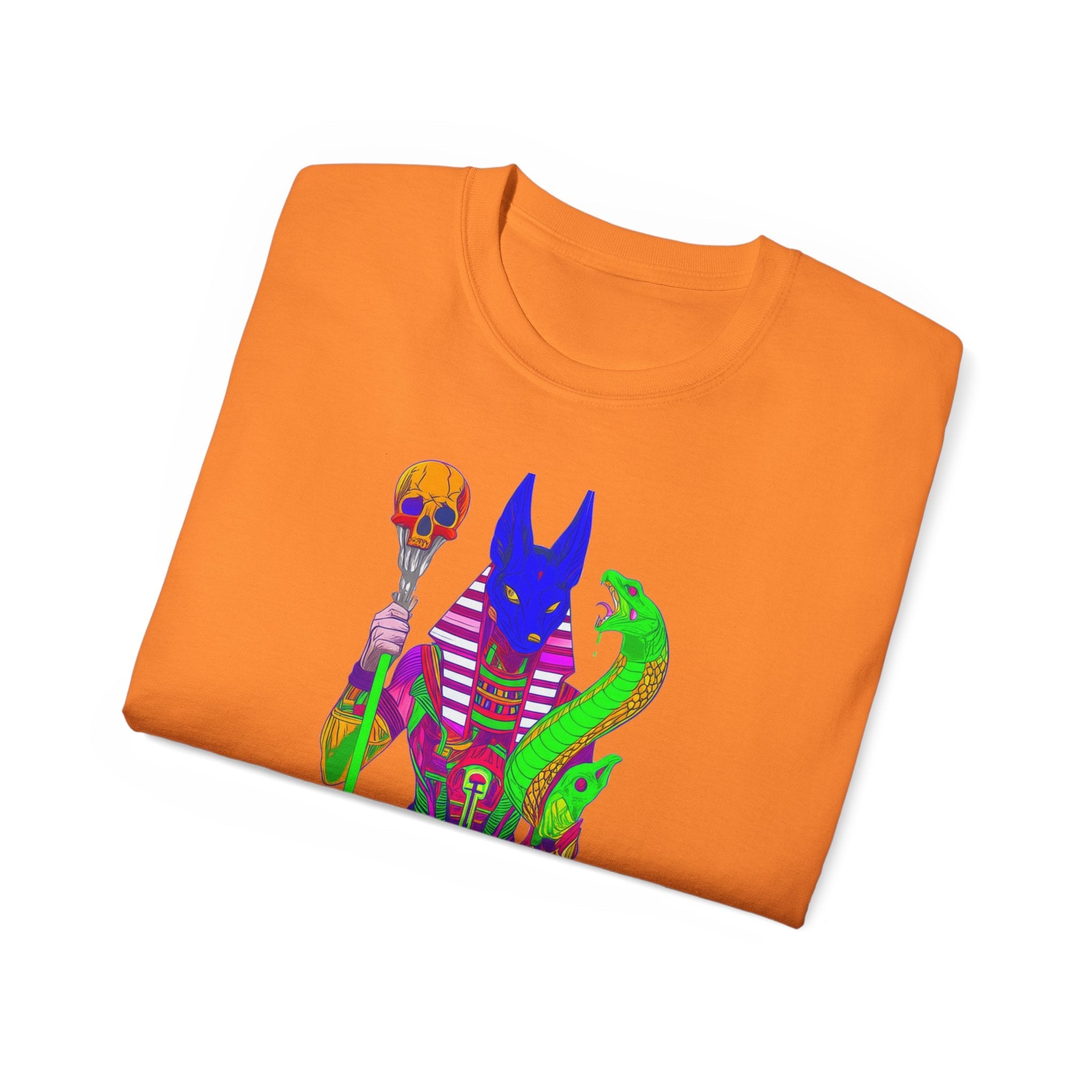 Anubis Graphic Tee — Spiritual Streetwear Unisex Ultra Cotton Shirt Printify