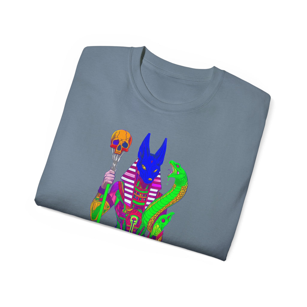Anubis Graphic Tee — Spiritual Streetwear Unisex Ultra Cotton Shirt Printify